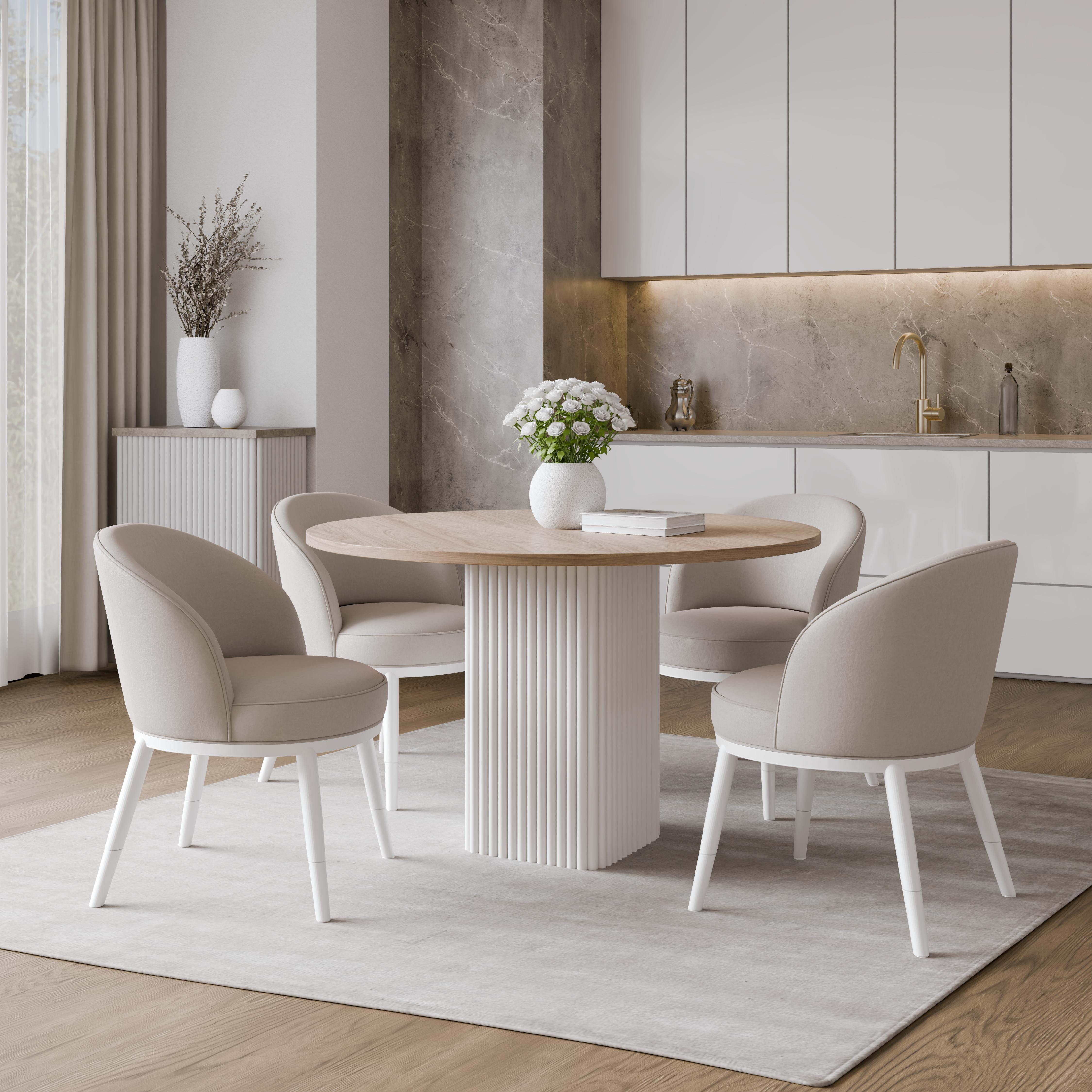 Design Möbel Wohnzimmertisch Beistelltisch CUBO Ø100 cm Metalltisch Wohnzimmertisch