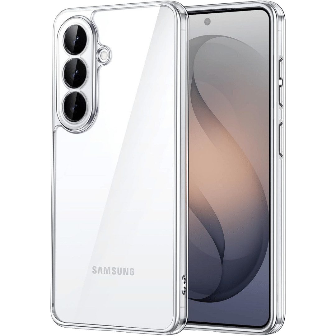 SmartUP Smartphone-Hülle für Samsung Galaxy S26 FE Silikon Handyhülle Slim Case Cover Klar 6,7, integrierter Kameraschutz, präzise Aussparungen