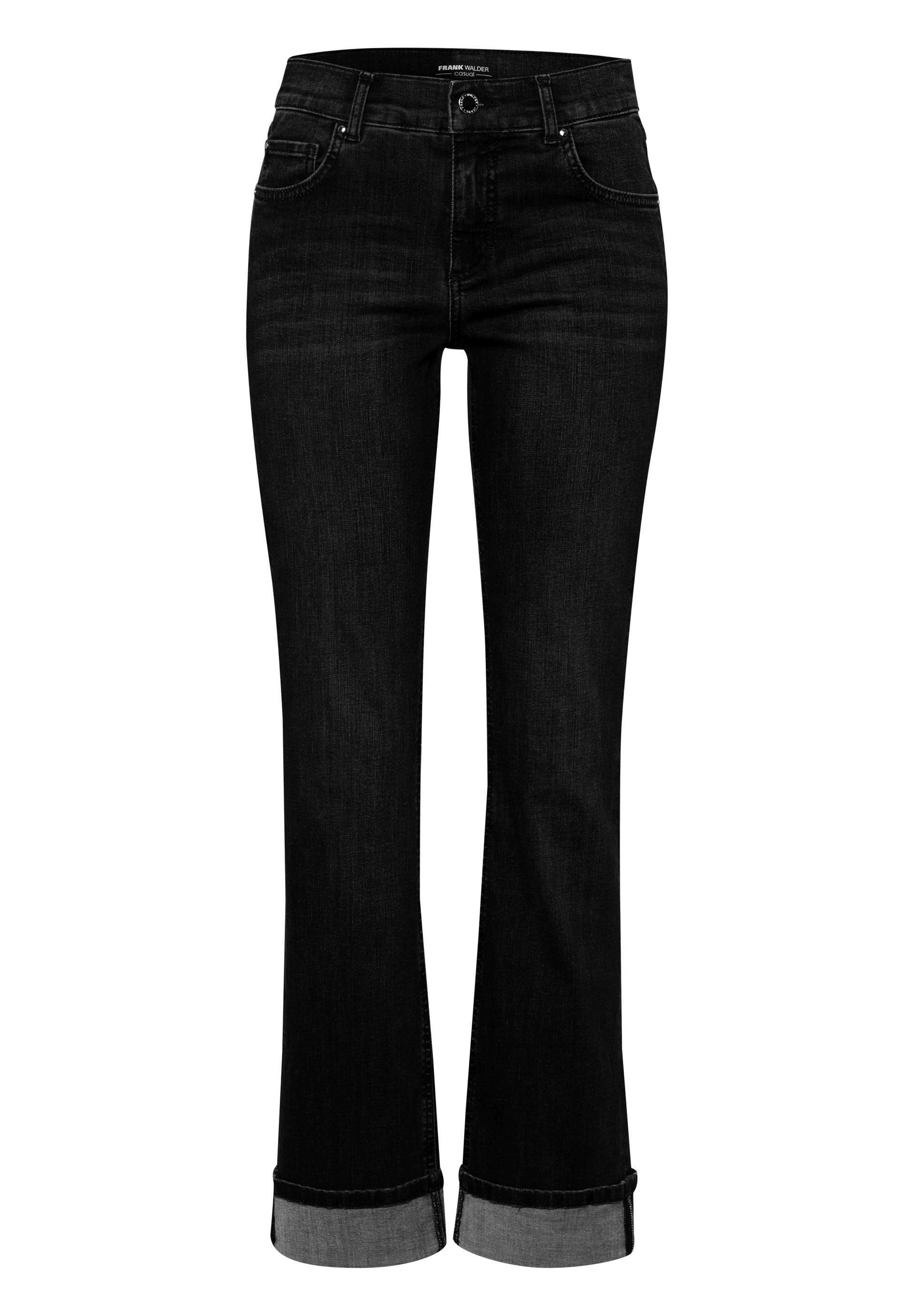 FRANK WALDER 5-Pocket-Jeans mit Umschlag