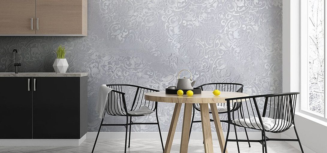 Jaegerlacke Motivschablone 951 für kreative Wandgestaltungen mit Kalk-Lehmputz, wiederverwendbar