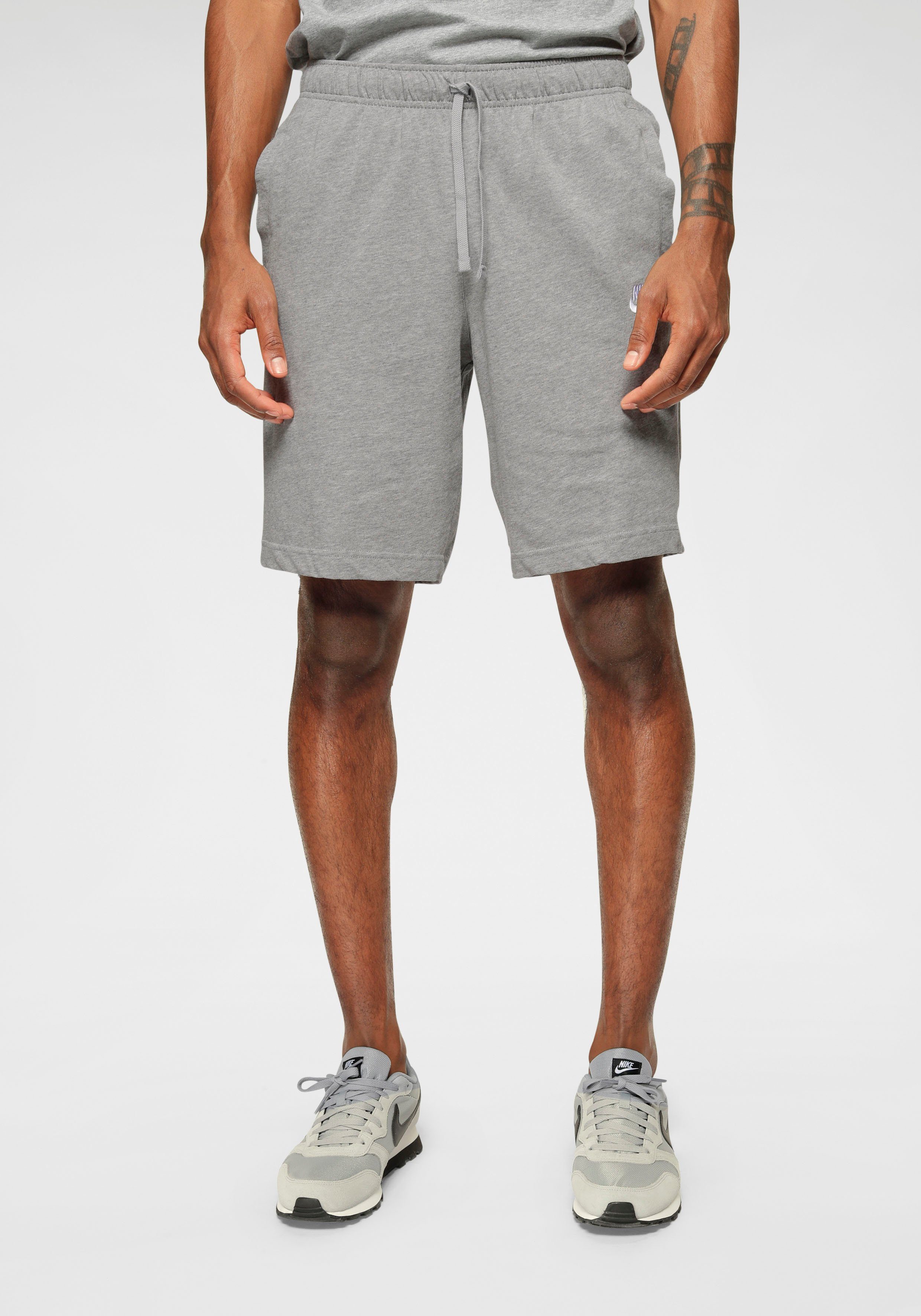 Nike Sportswear Shorts Club Men's Shorts hellgrau-meliert