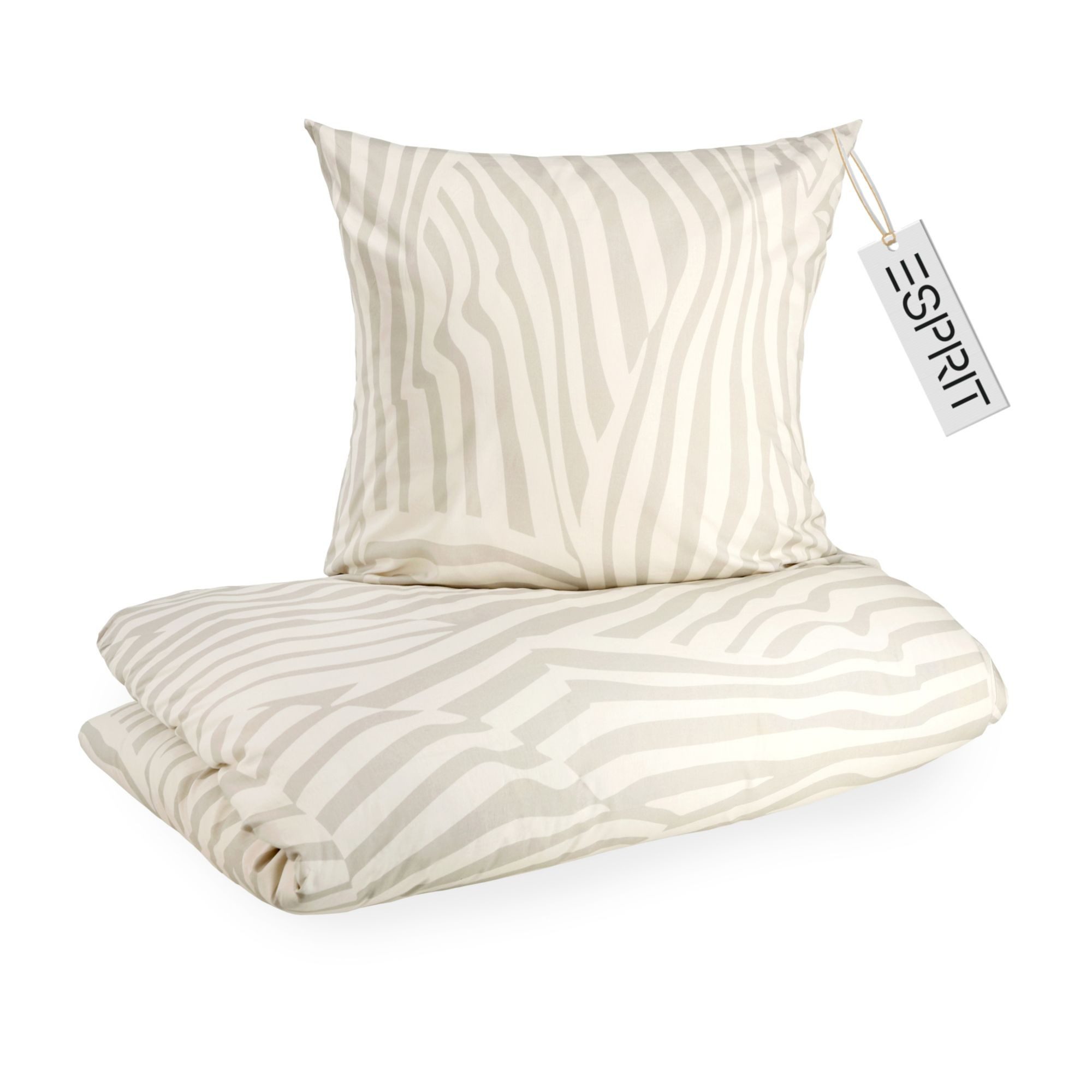 Esprit Bettwäsche SALMLO Bettwäsche, Baumwolle, 1 teilig, 140 x 200 cm in Beige