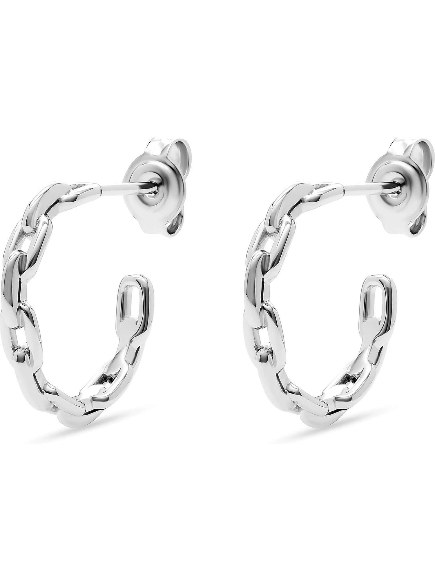 Esprit Paar Сережки-кільця ESPRIT Damen-Creolen 925er Silber (Paar), Chain