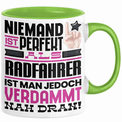 Trendation Tasse Radfahrer Geschenk Tasse Lustige Geschenkidee für Radfahrer Geburtstag