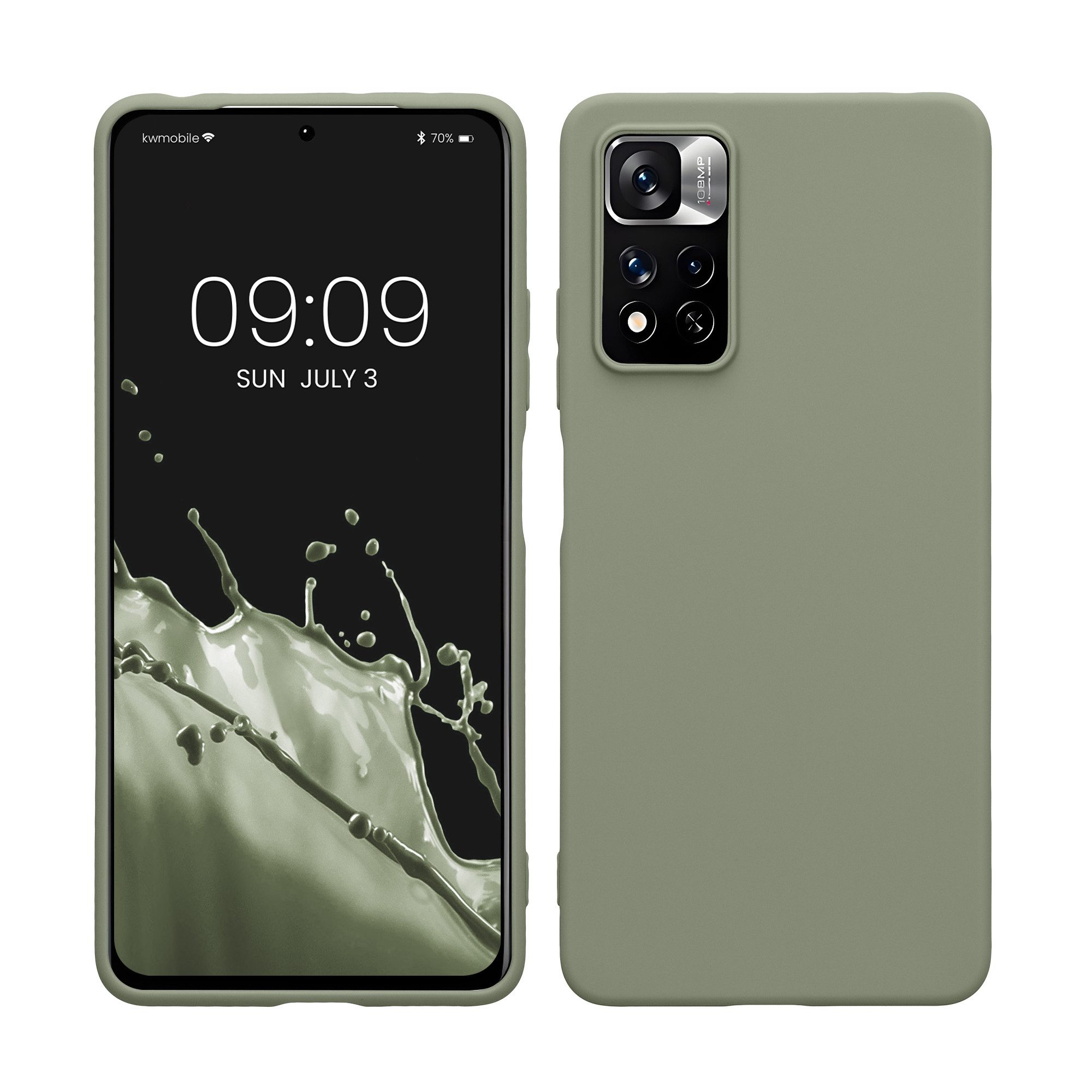 kwmobile Handyhülle Hülle für Xiaomi Redmi Note 11 Pro / (5G), Hülle Silikon - Soft Handyhülle - Handy Case Cover
