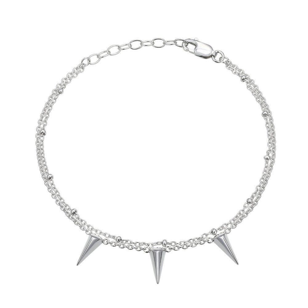 Cavill Silberarmband Cavill Armband aus 925er Sterling Silber mit kantigen Spikes (1-tlg)