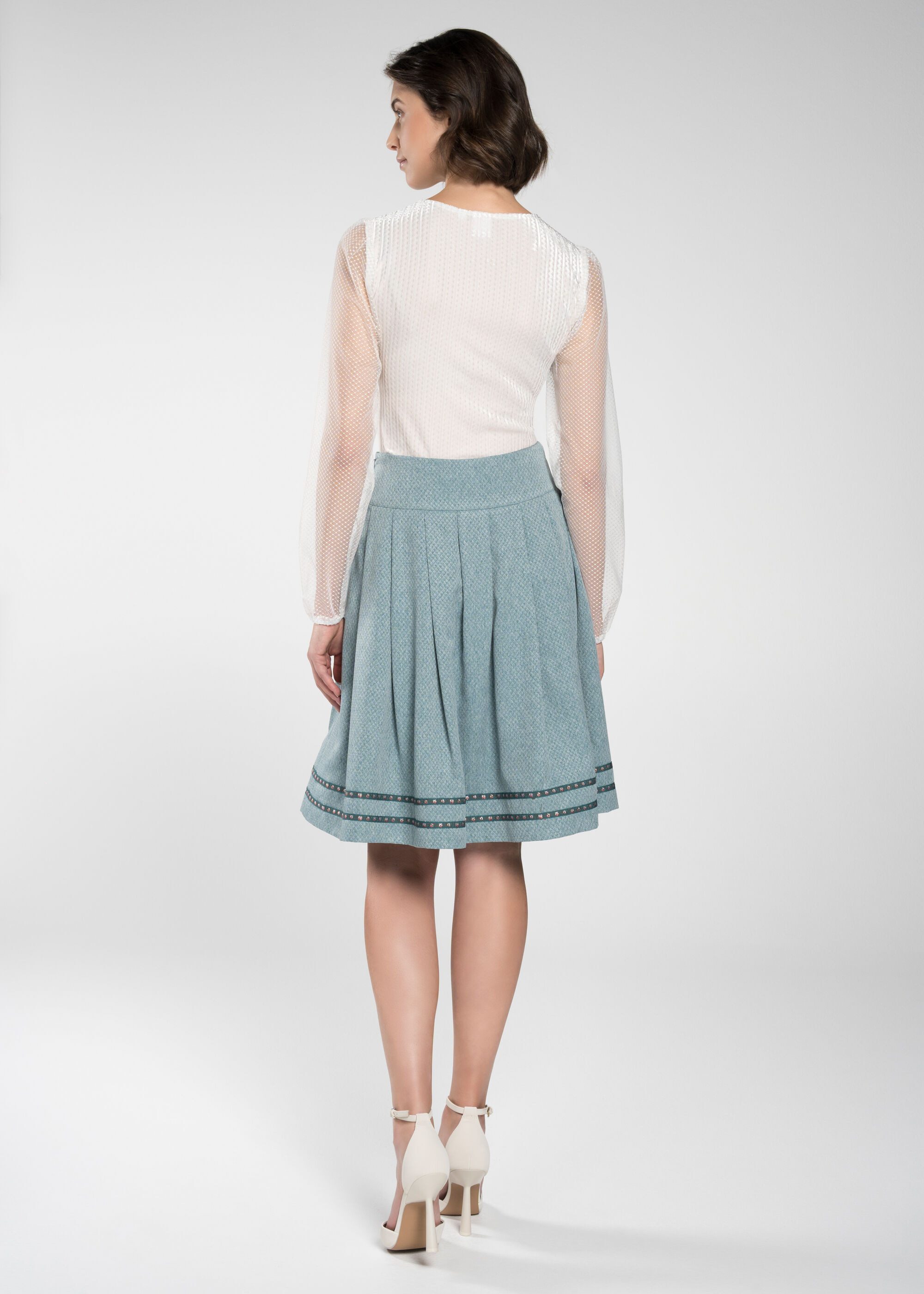 Spieth & Wensky Trachtenrock Flora (1-tlg) mit feiner Jacquard-Musterung