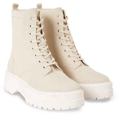 Tommy Hilfiger FEMININE ESSENTIAL CANVAS BOOT Schnürboots mit Profilsohle