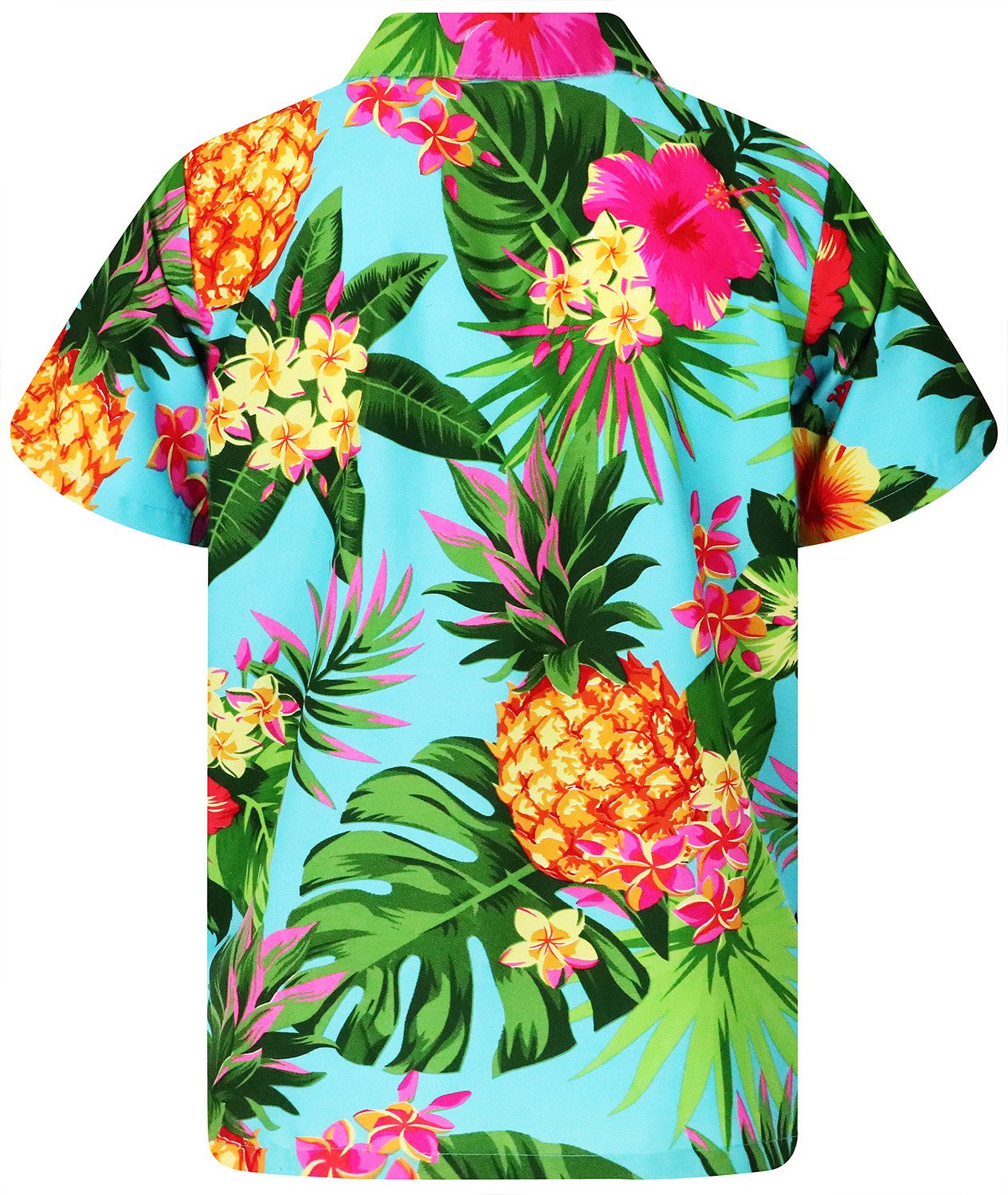 King Kameha Hawaiihemd Pineapple Funky Hawaii-Hemd Herren Kurzarm Front-Tas günstig online kaufen