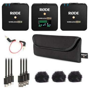 RØDE Mikrofon Wireless GO II- 2x Lavalier GO und 2x WS05 WH