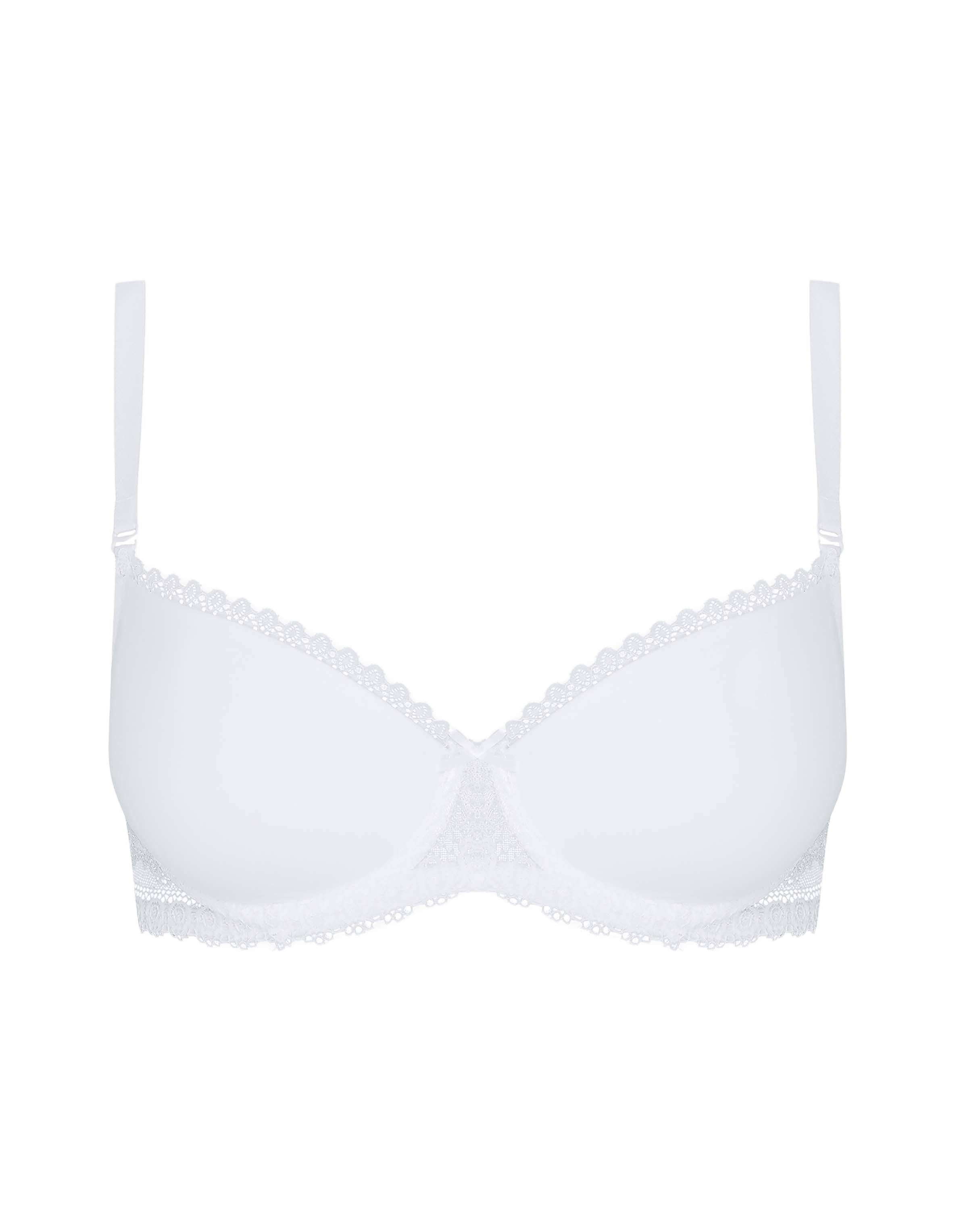 ESOTIQ Push-up-BH Push-up-BH Kassidy, glatte Cups, Spitzenbesatz