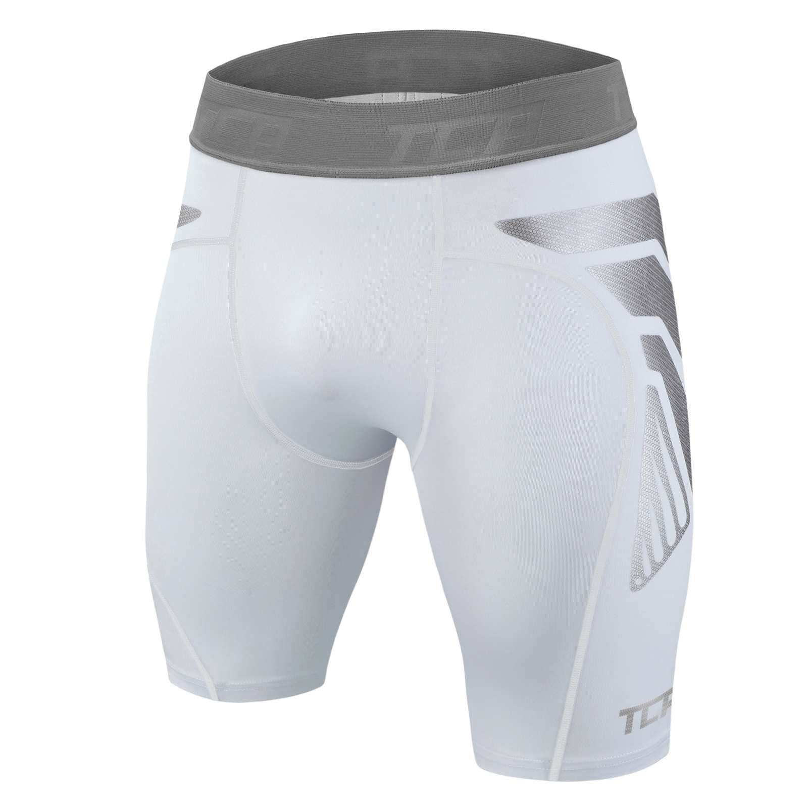 TCA Unterziehshirt TCA Herren CarbonForce Pro Thermo Shorts - Weiß