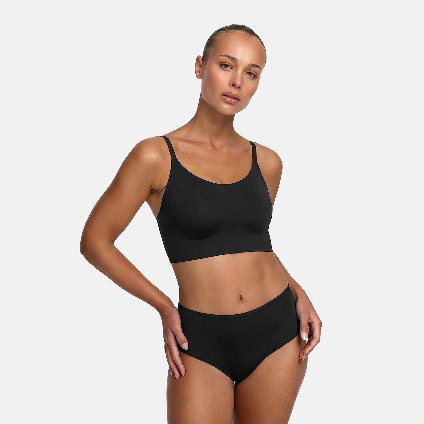 High-Waist-Slip High-Waist Slip, 3er Pack-Schwarz-XL