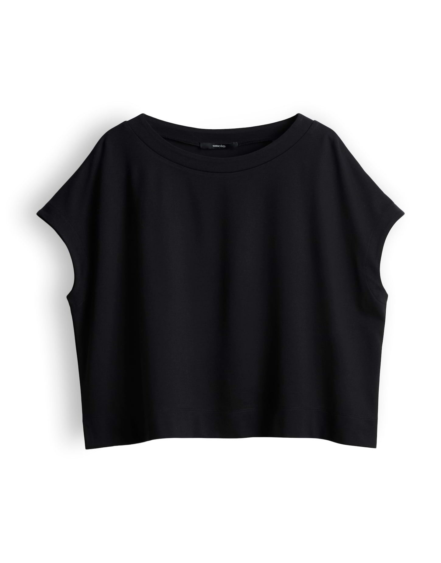 someday Kurzarmshirt Kadalia aus softem Jersey Boxy Shirt Regular Fit Soft und unkompliziert für entspannte Alltagslooks