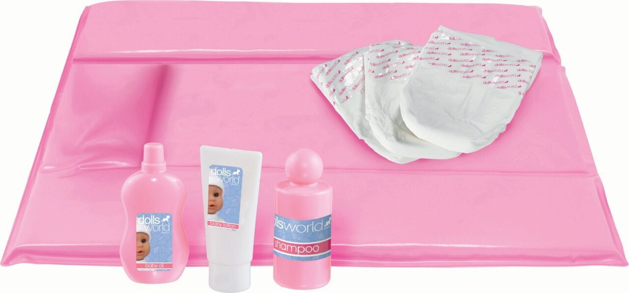 Idee+Spiel Spiel Dolls World Wickelset - Komplettes Puppenzubehör für realistische Spie