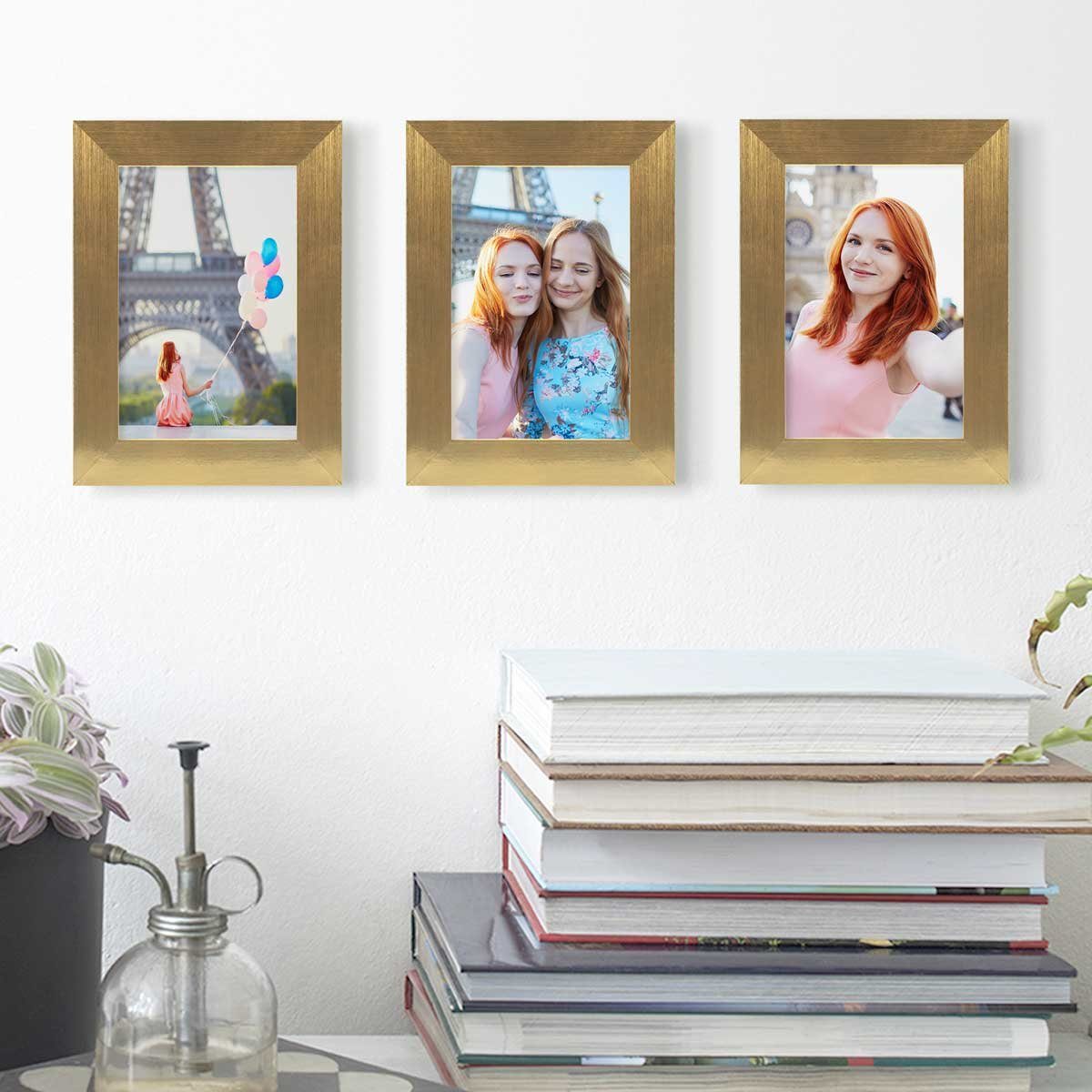 PHOTOLINI Bilderrahmen 3er Set breite Rahmen, günstig online kaufen