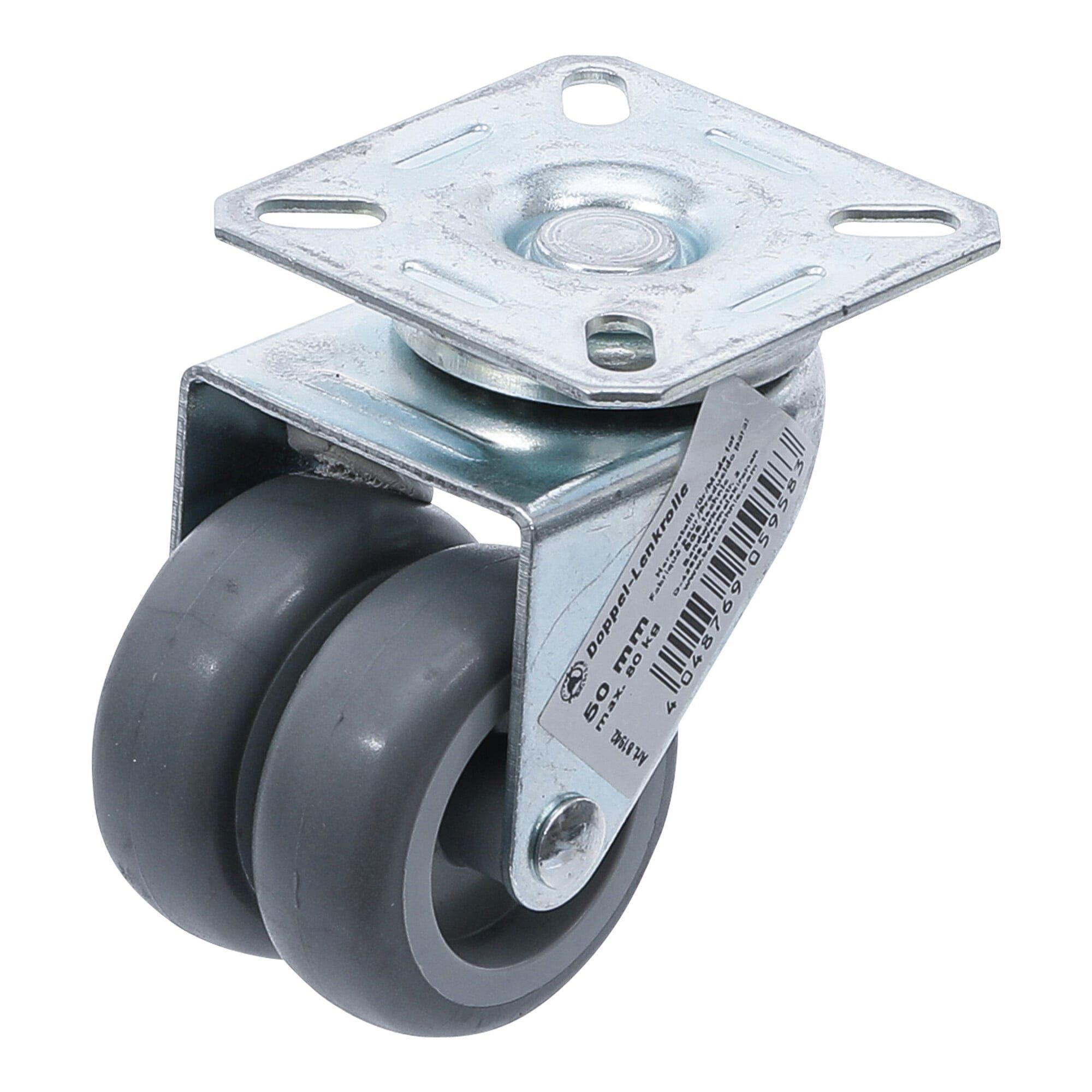 BGS Transportwagen BGS Do it yourself Doppel-Lenkrolle Ø 50 mm