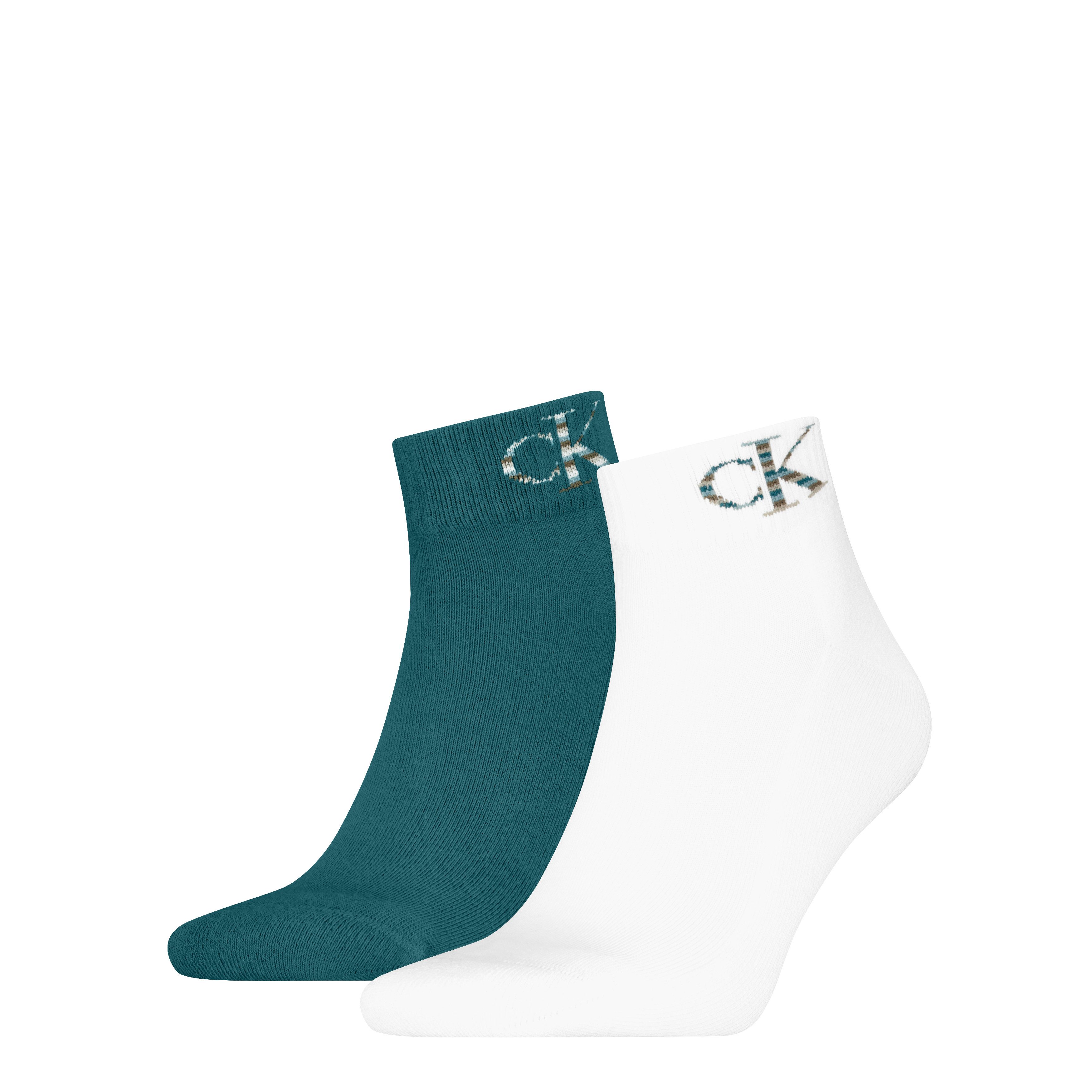White/teal