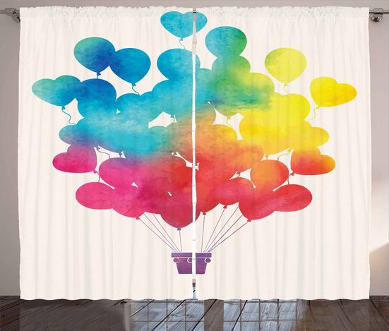 Gardine »Schlafzimmer Kräuselband Vorhang mit Schlaufen und Haken