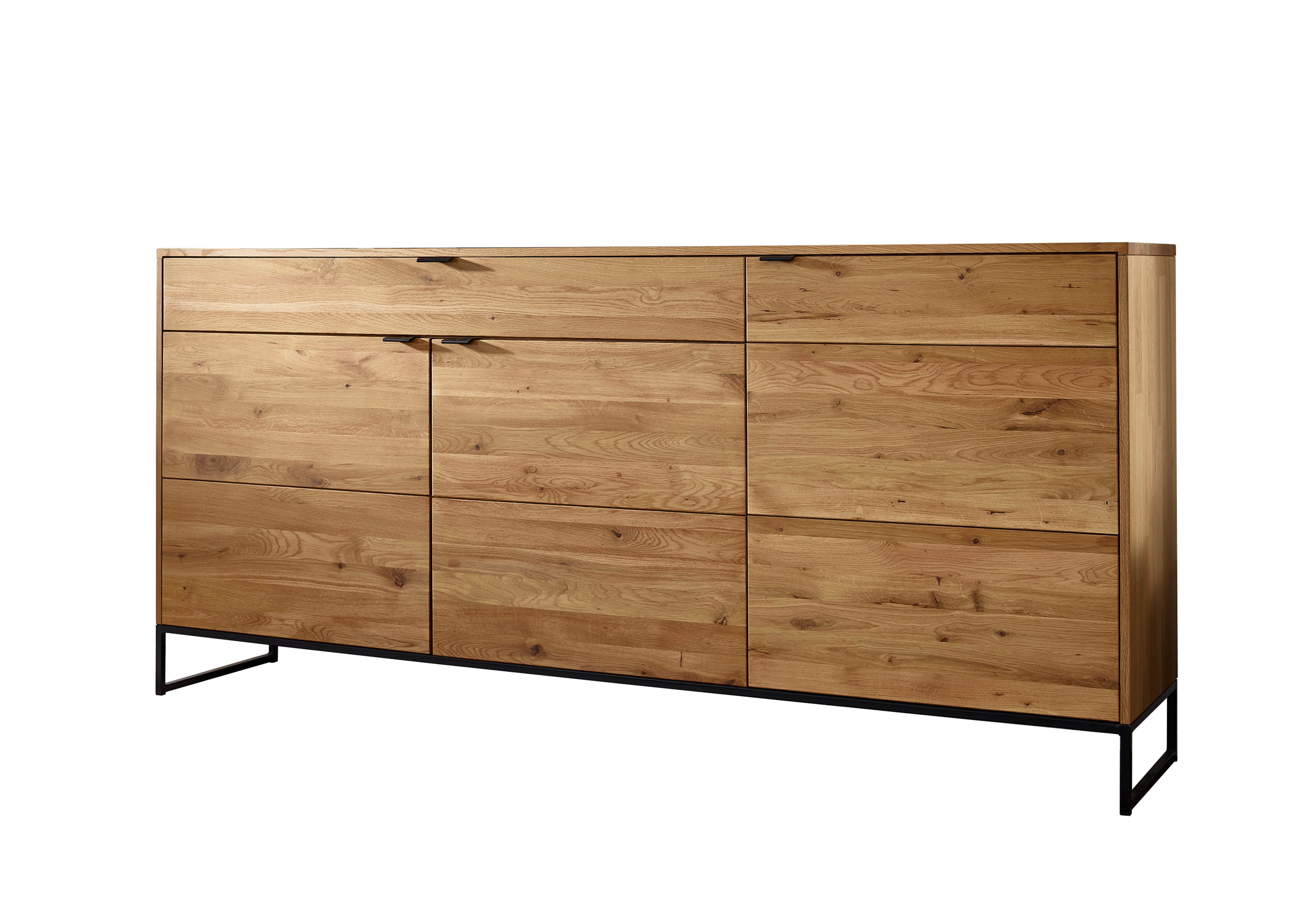 Woodroom Sideboard Siona (Wildeiche massiv geölt 180x85x40 cm), Kommode, Anrichte