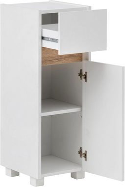 Schildmeyer Unterschrank »Cosmo« Breite 30 cm, Badezimmerschrank, Blende im modernen Wildeiche-Look