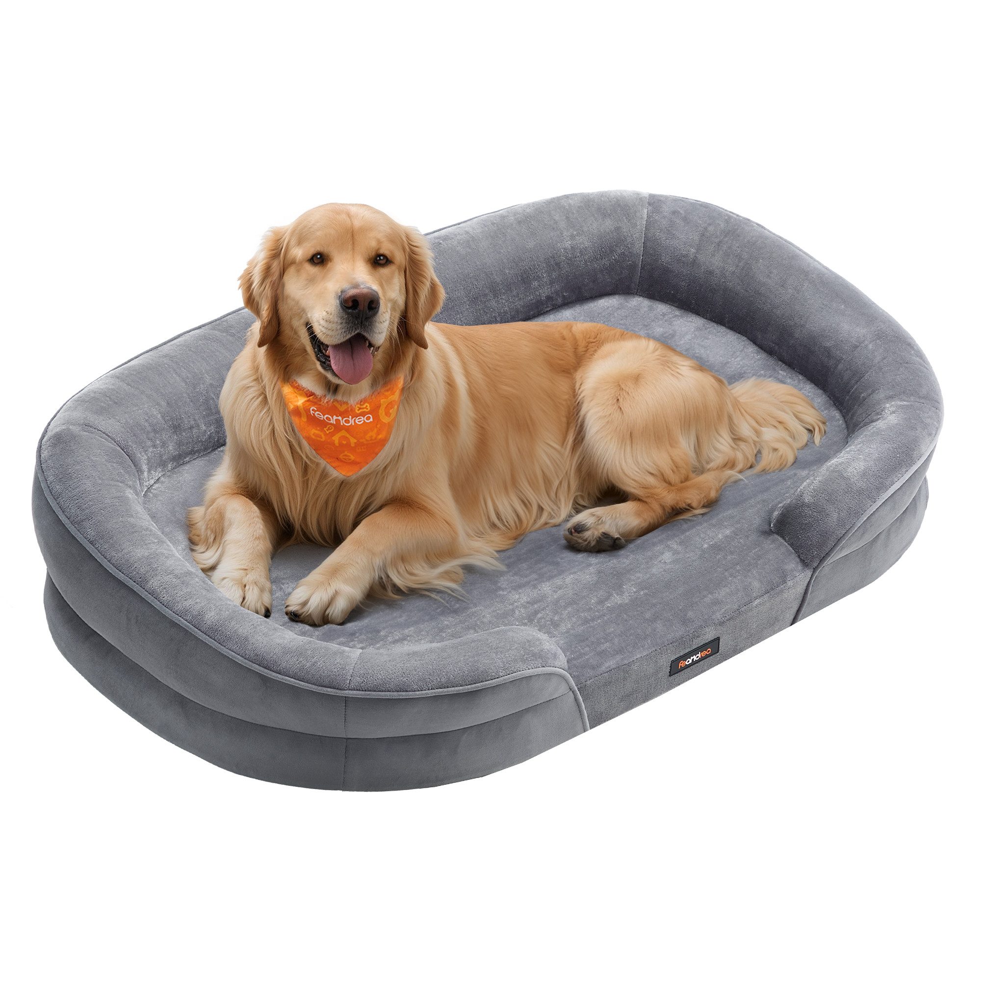 FEANDREA Tierbett, Hundebett, Hundekissen,wasserdicht, erhöhte Ränder, günstig online kaufen