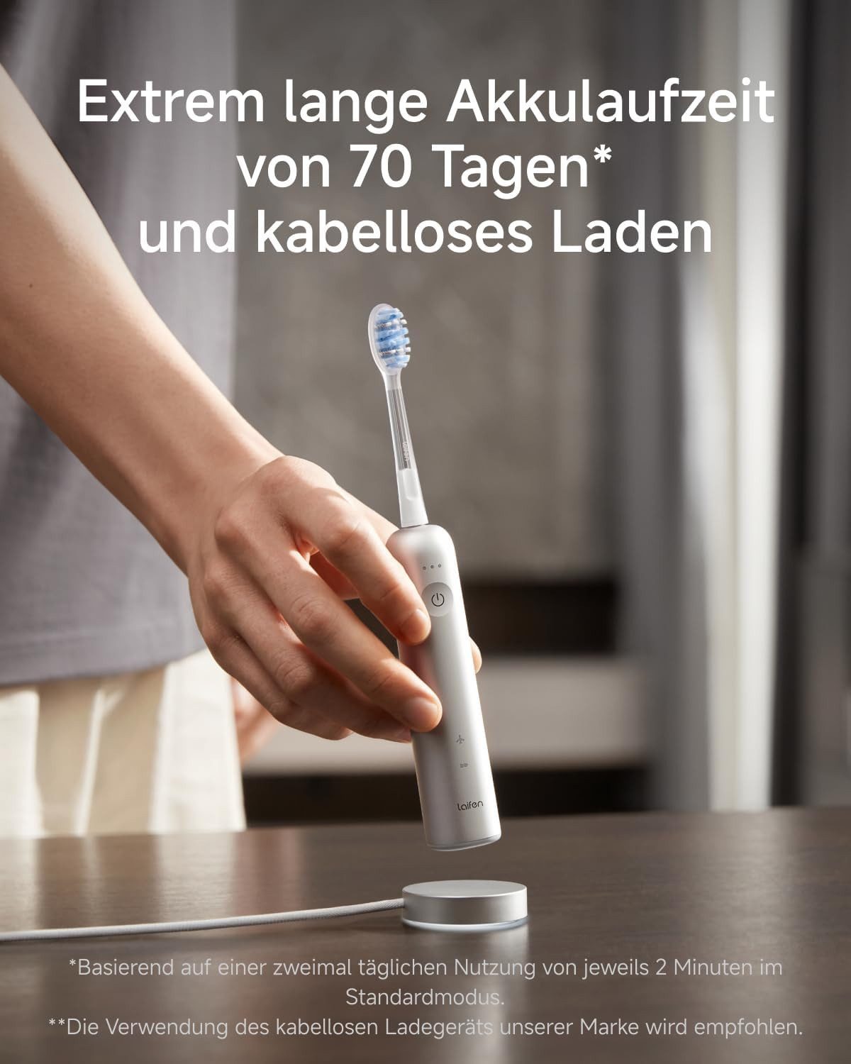 laifen Elektrische Zahnbürste Laifen Wave Pro elektrische Zahnbürste – Aluminium