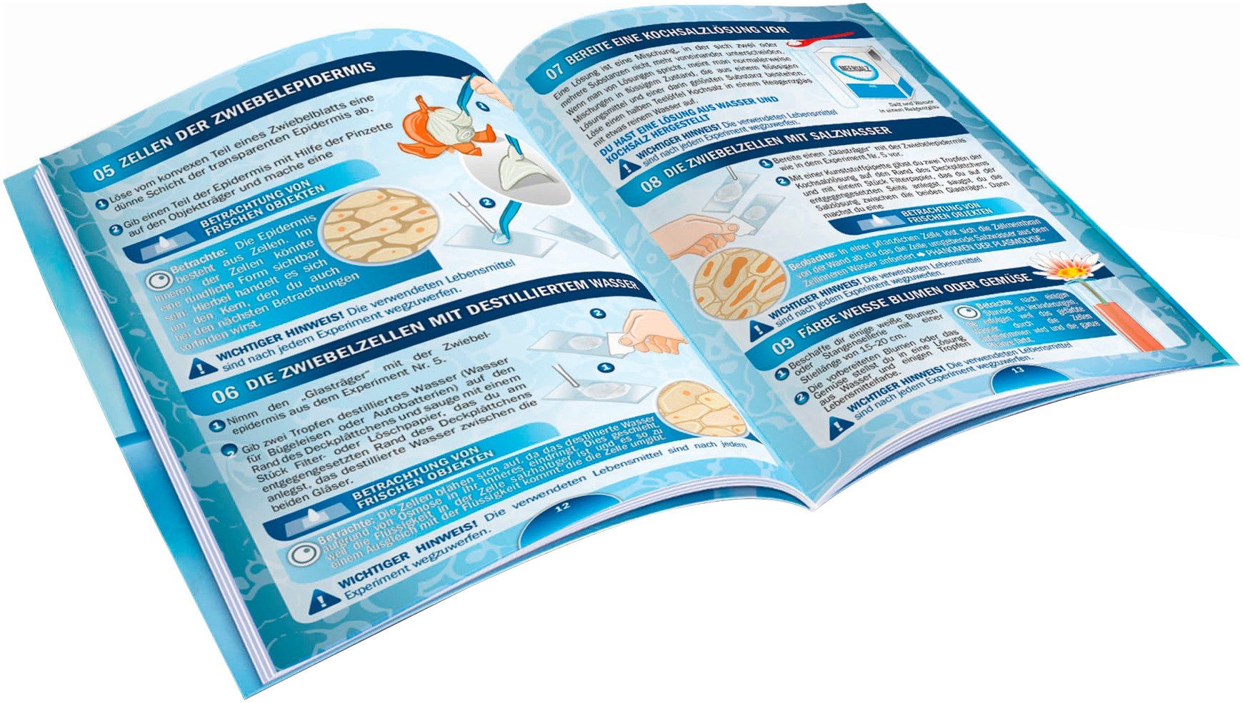 Clementoni® Experimentierkasten Galileo, Natur unter dem Mikroskop
