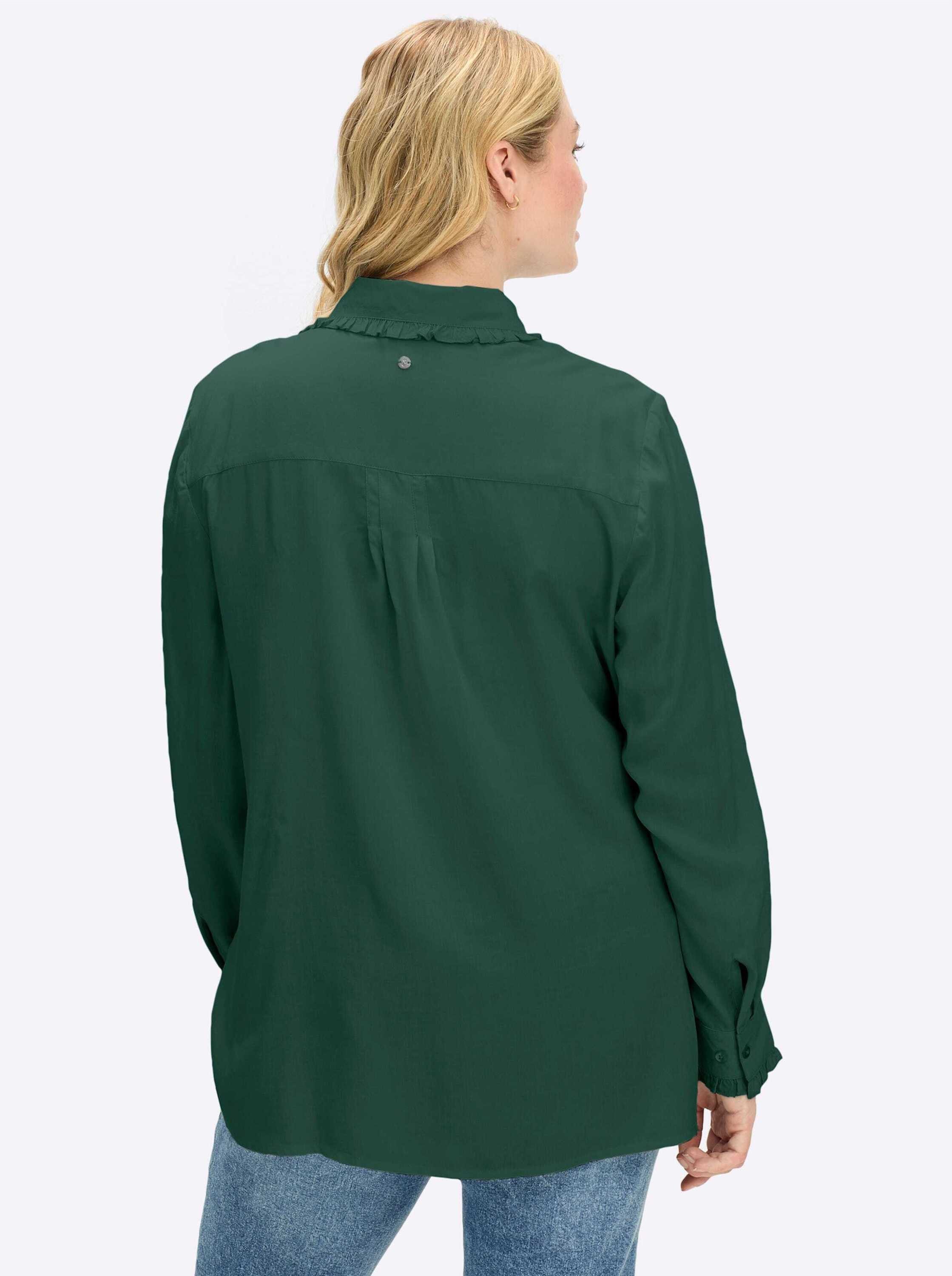 Sheego Klassische Bluse Bluse Langarm günstig online kaufen