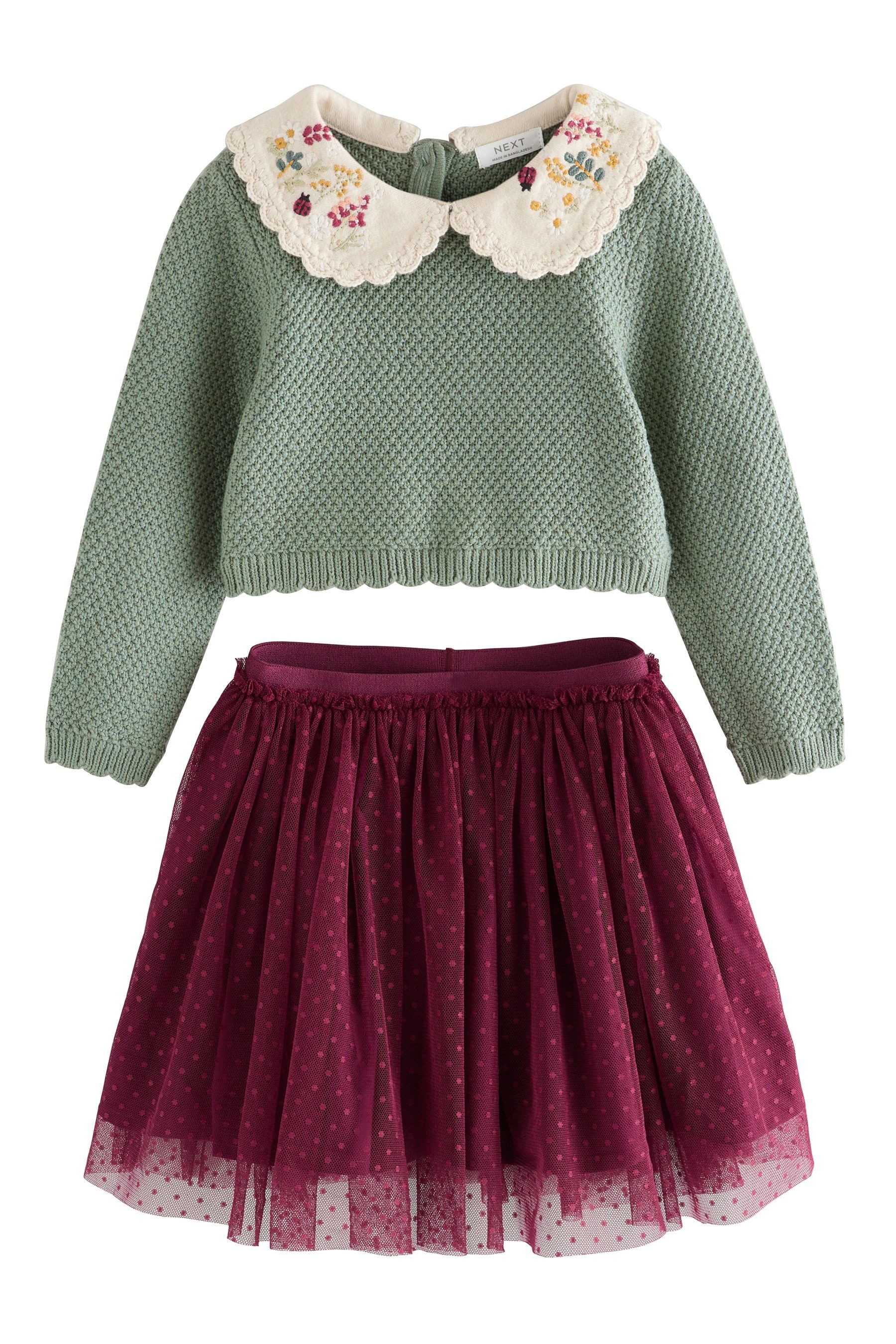 Next Strickpullover Pullover mit verziertem Kragen günstig online kaufen