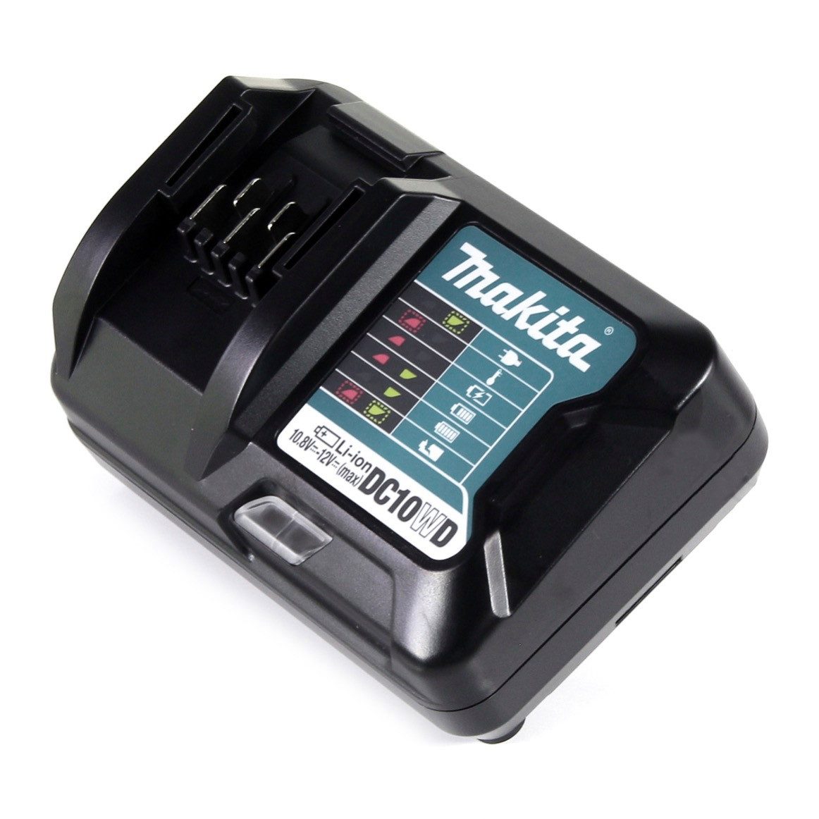 Makita DC 10 WD Ladegerät für 10,8 - 12V Li-Ion Akkus (197343-0) Schnelllade-Gerät