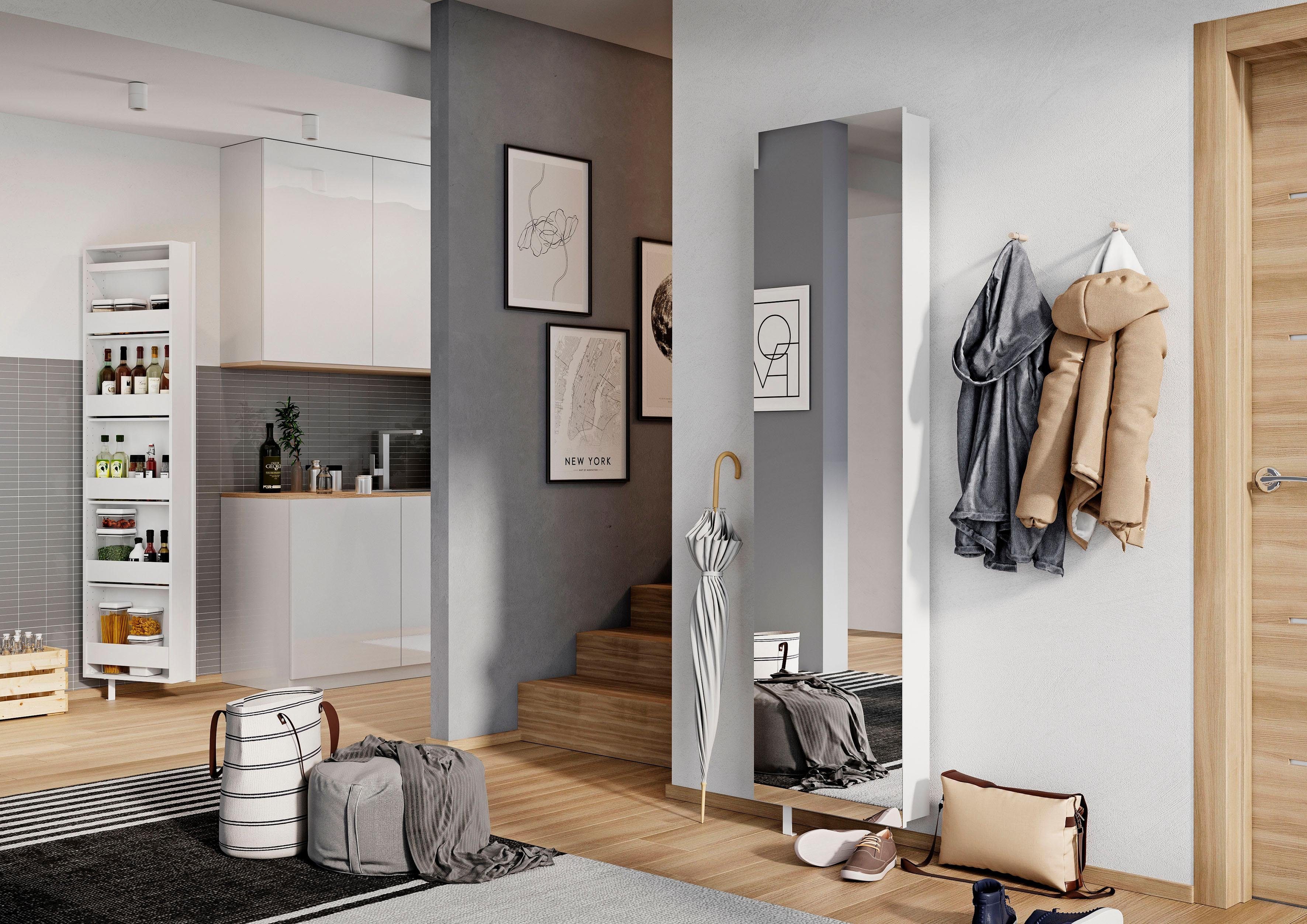 GERMANIA Schuhschrank 1189 (1-St) Drehschrank mit Spiegel günstig online kaufen