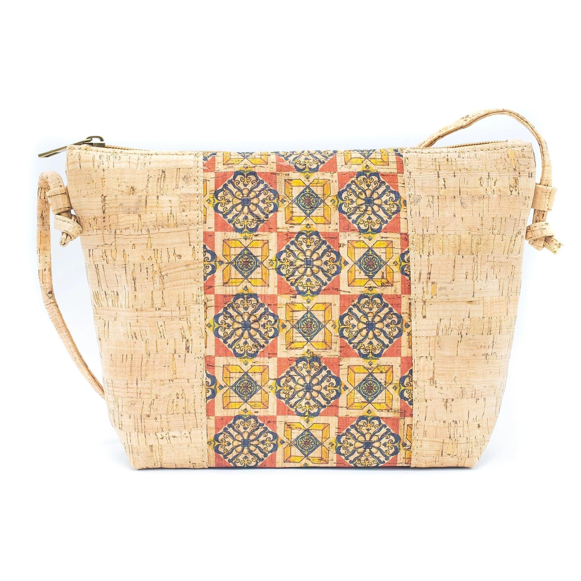 Ella Eisvogel Umhängetasche Nachhaltige Umhängetasche aus 100% Kork - Vegan und nachwachsend, 100% nachwachsendes Kork aus Portugal