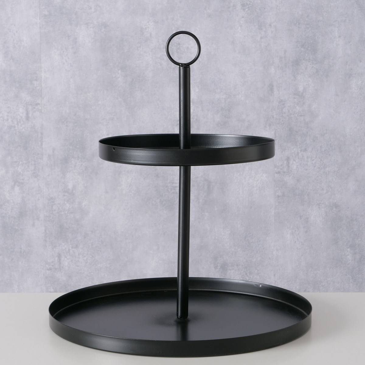 BOLTZE GRUPPE GmbH Dekoobjekt Metallständer SAMINA, Etagere, Ø 30 cm (Deko-Objekt, Deko-Objekt)