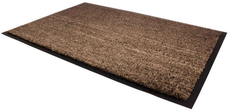 Fußmatte »CLEAN«, Primaflor-Ideen in Textil, rechteckig, Höhe 9 mm, Schmutzfangmatte, große Farbauswahl, In- und Outdoor geeignet, waschbar