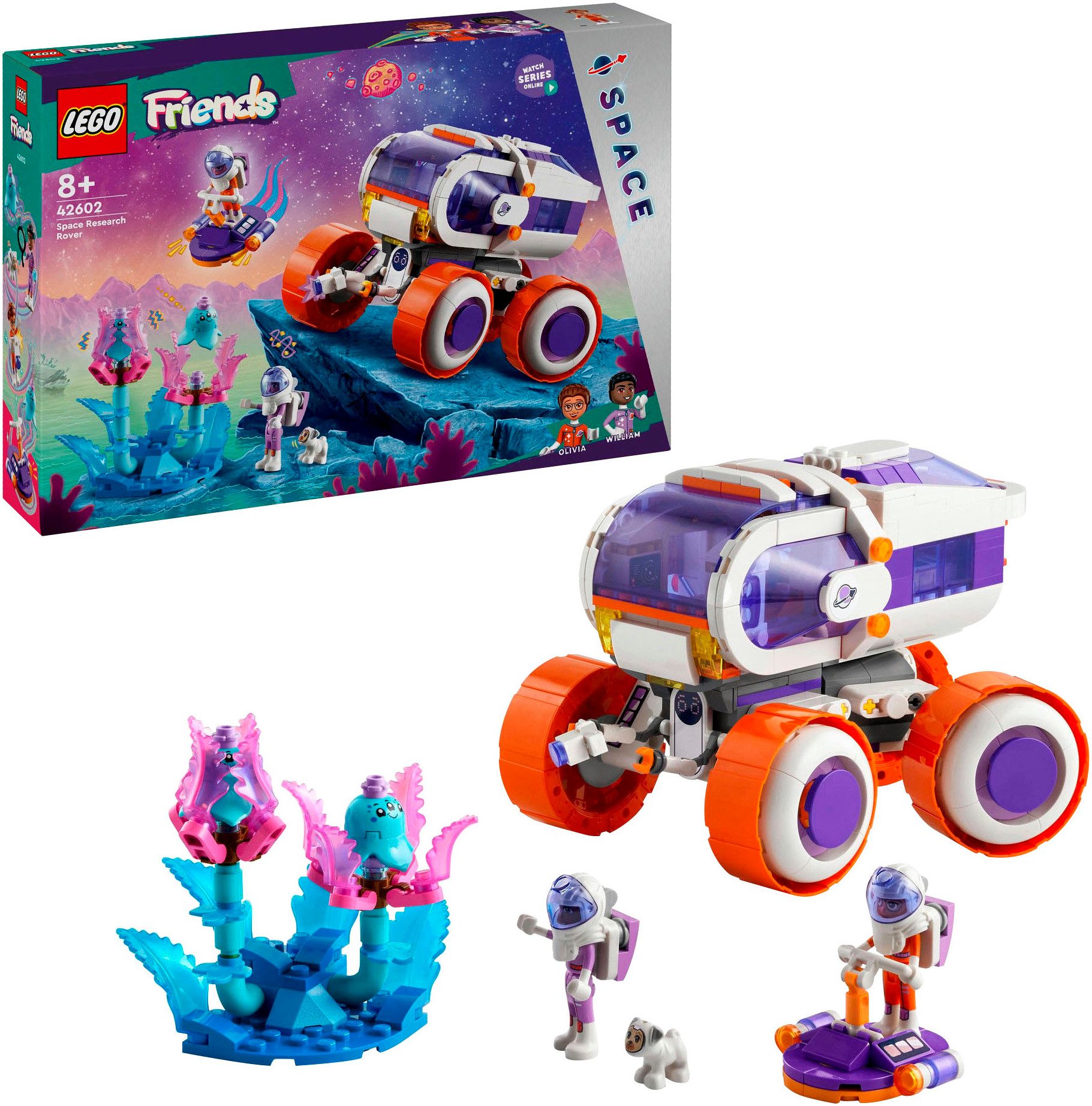 LEGO® Konstruktionsspielsteine Fahrzeug zur Weltraumforschung (42602), LEGO Friends, (514 St), Made in Europe