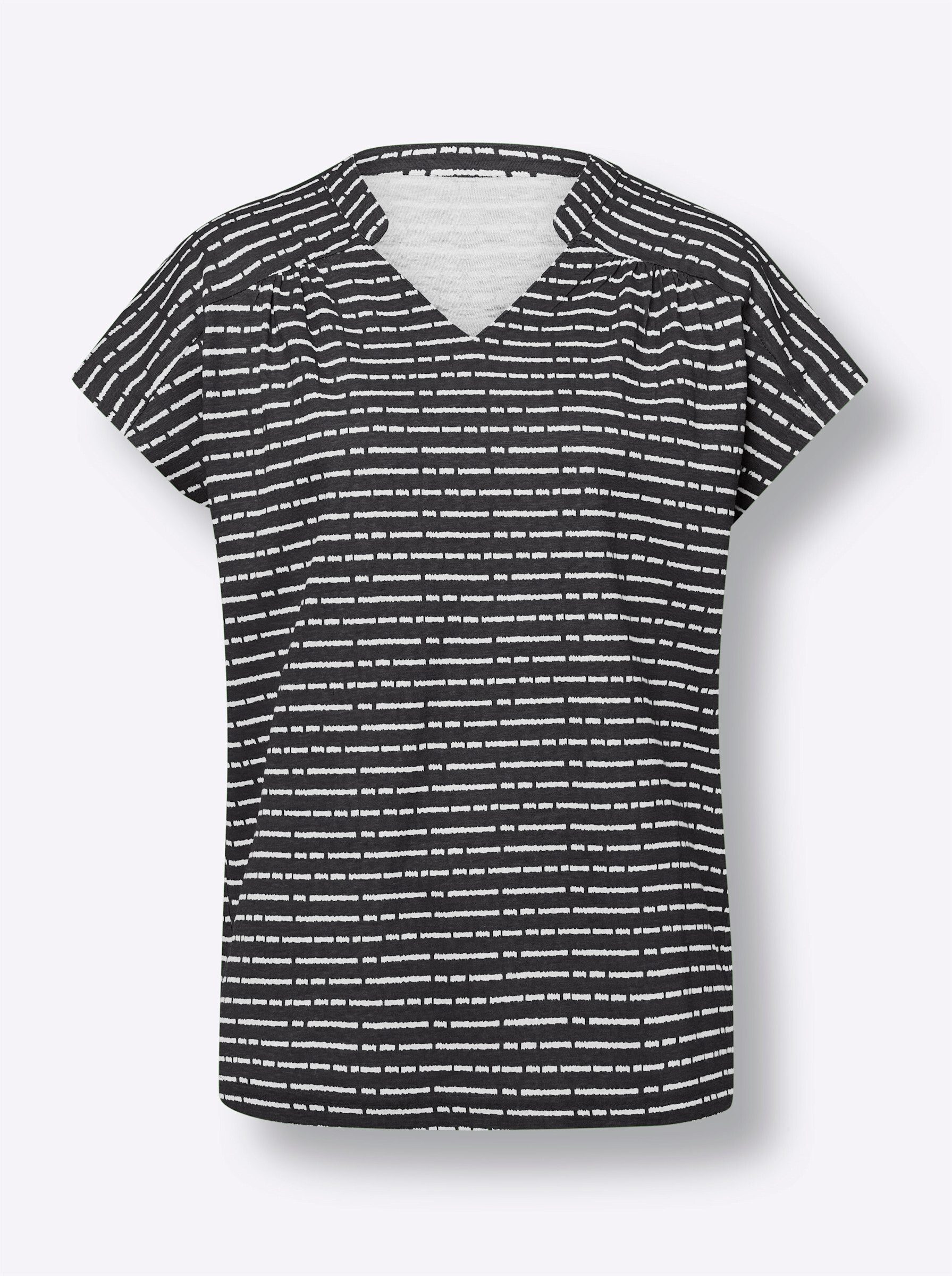 Sieh an! T-Shirt Kurzarm-Shirt Extra kurz