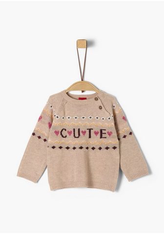 S.OLIVER Intarsia-Pullover_für Babys