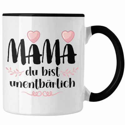Trendation Tasse Trendation - Mutter Mama Tasse Geschenk von Tochter zum Geburtstag Weihnachten Kaffeetasse Lustig Geschenke Muttertag Muttertagsgeschenk Unentbährlich