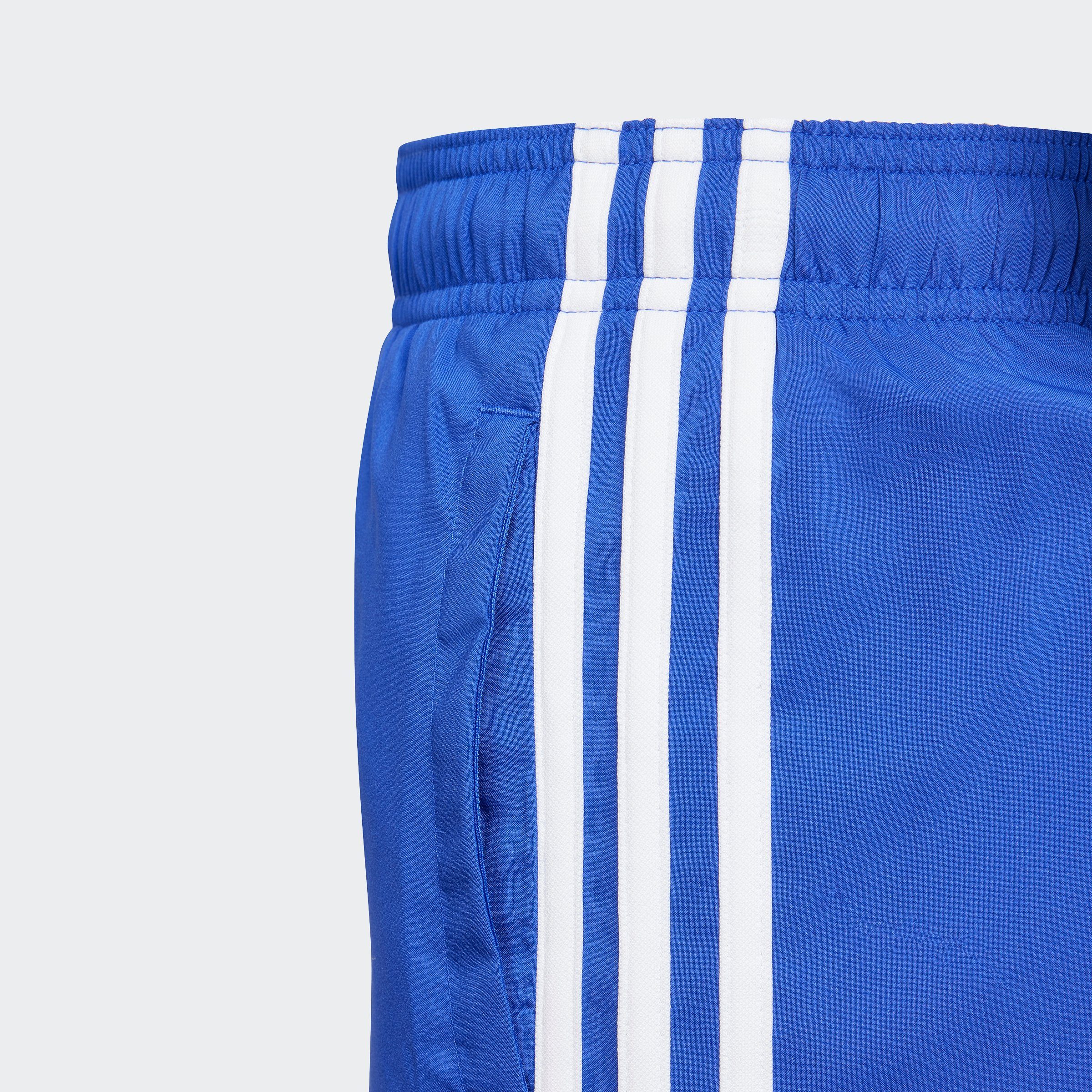 adidas Sportswear Semi Lucid Shorts 3-STREIFEN WOVEN (1-tlg) / White ESSENTIALS Blue