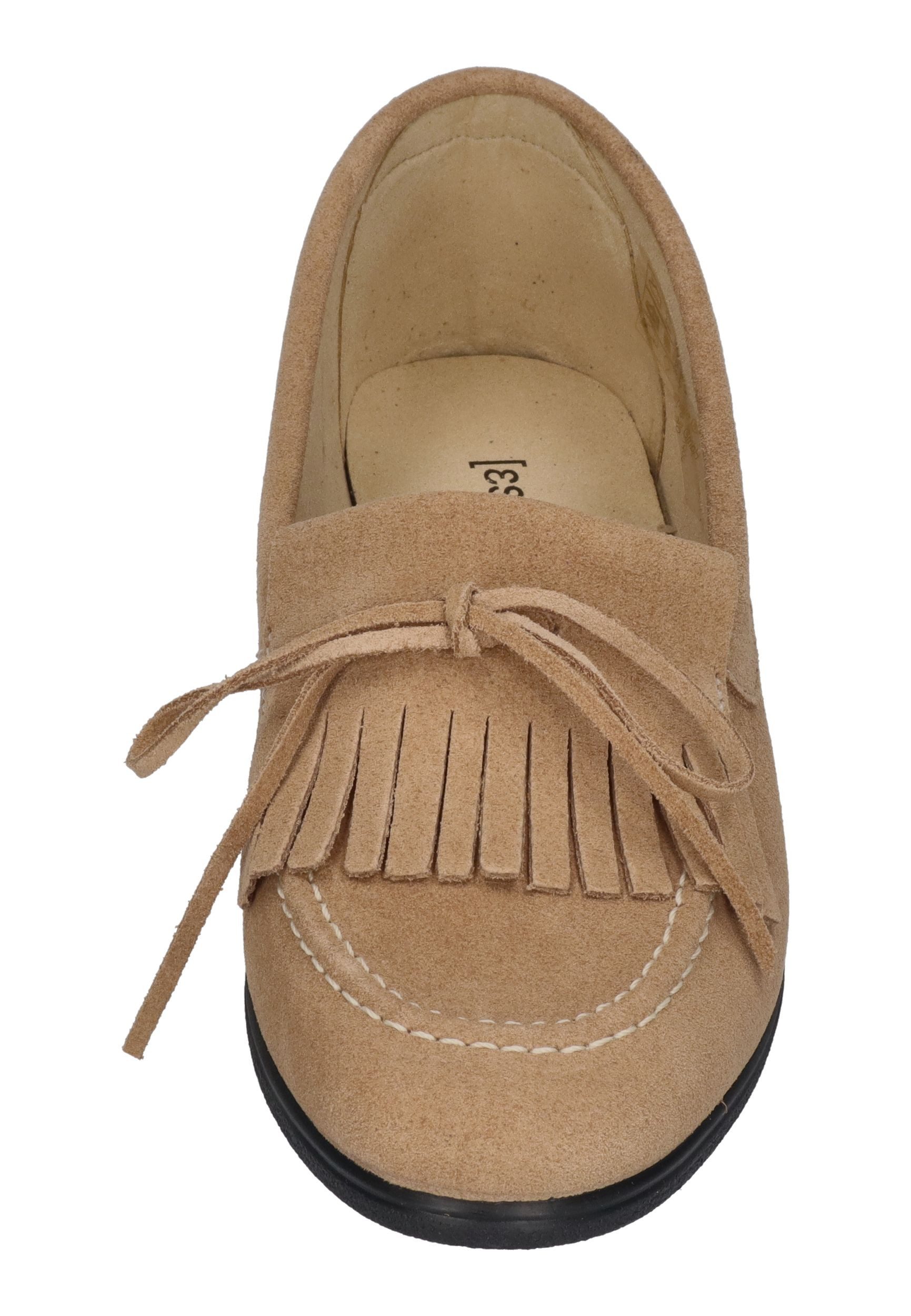 espadrij l´originale MOCASSIN VELOUR Schnürschuh tan clair