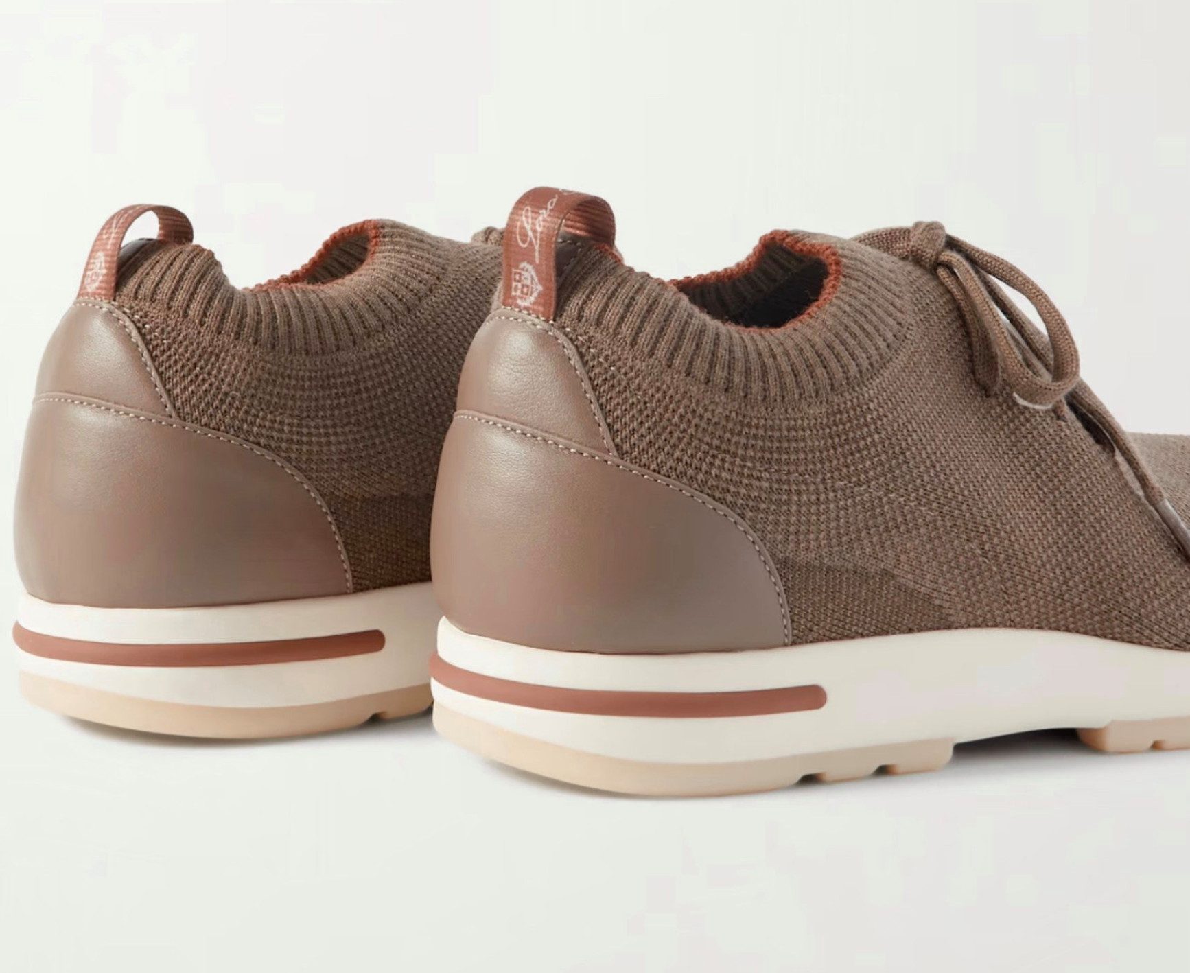 Loro Piana Schuhe Week-End Walk Evo Performance Knit Mesh Trainers Sneaker gepolsterter Gummilaufsohle für optimale Stoßdämpfung