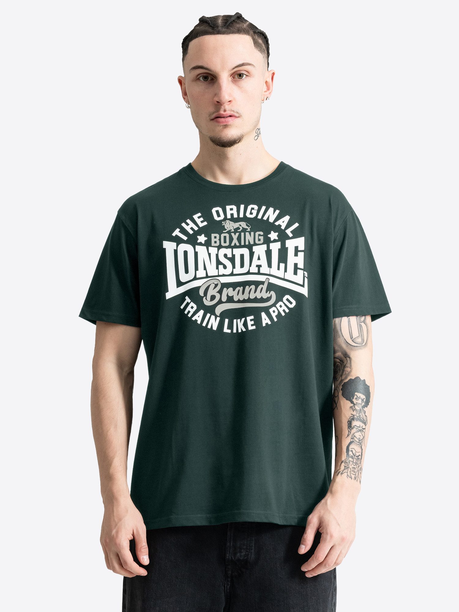 Lonsdale T-Shirt WELLBROW (2-tlg) 2er-Pack, aus Baumwolle, auch in großen Größen