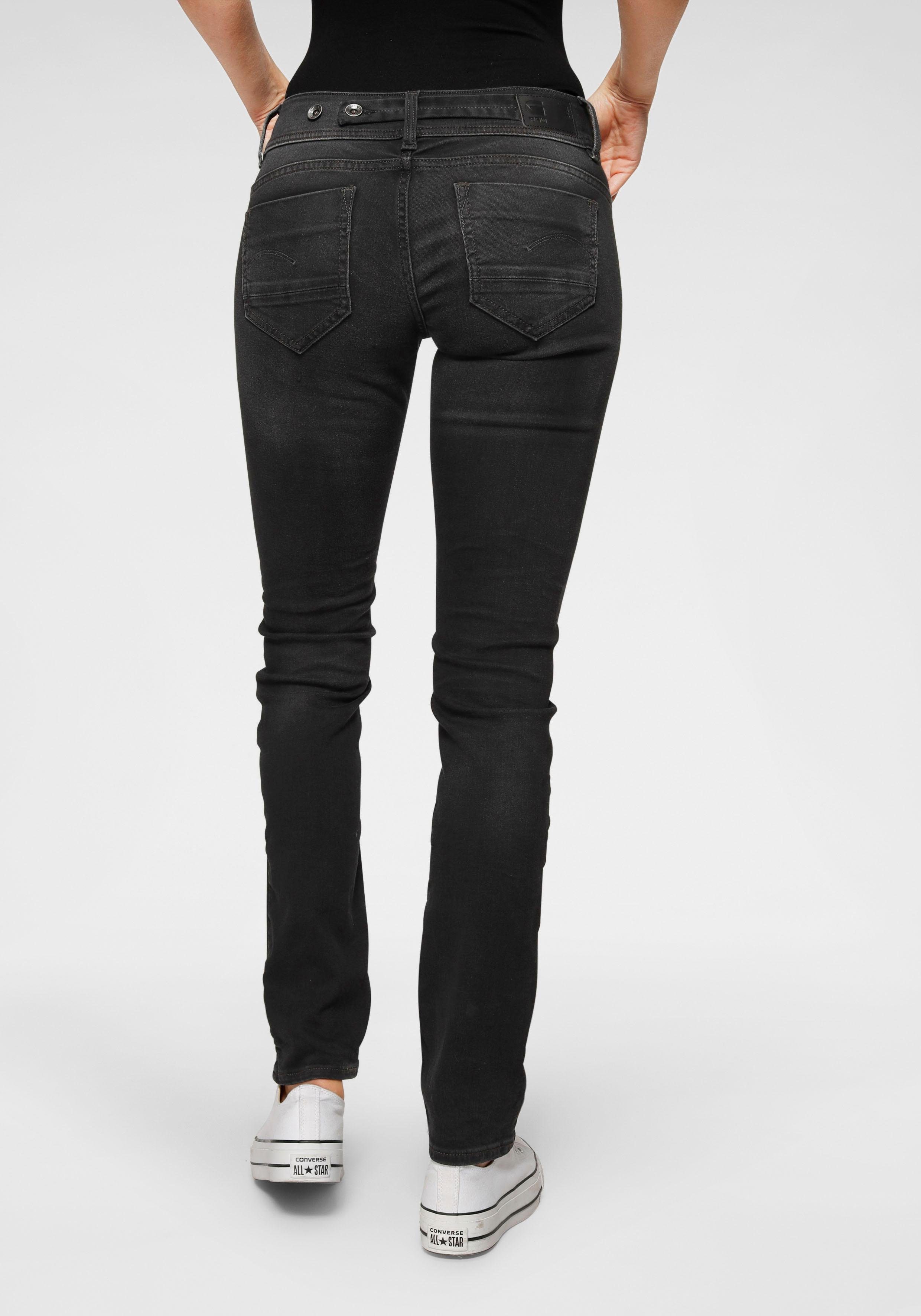 G-Star RAW Straight-Jeans »Midge Saddle Mid Straight« in coolen Waschungen  online kaufen | OTTO