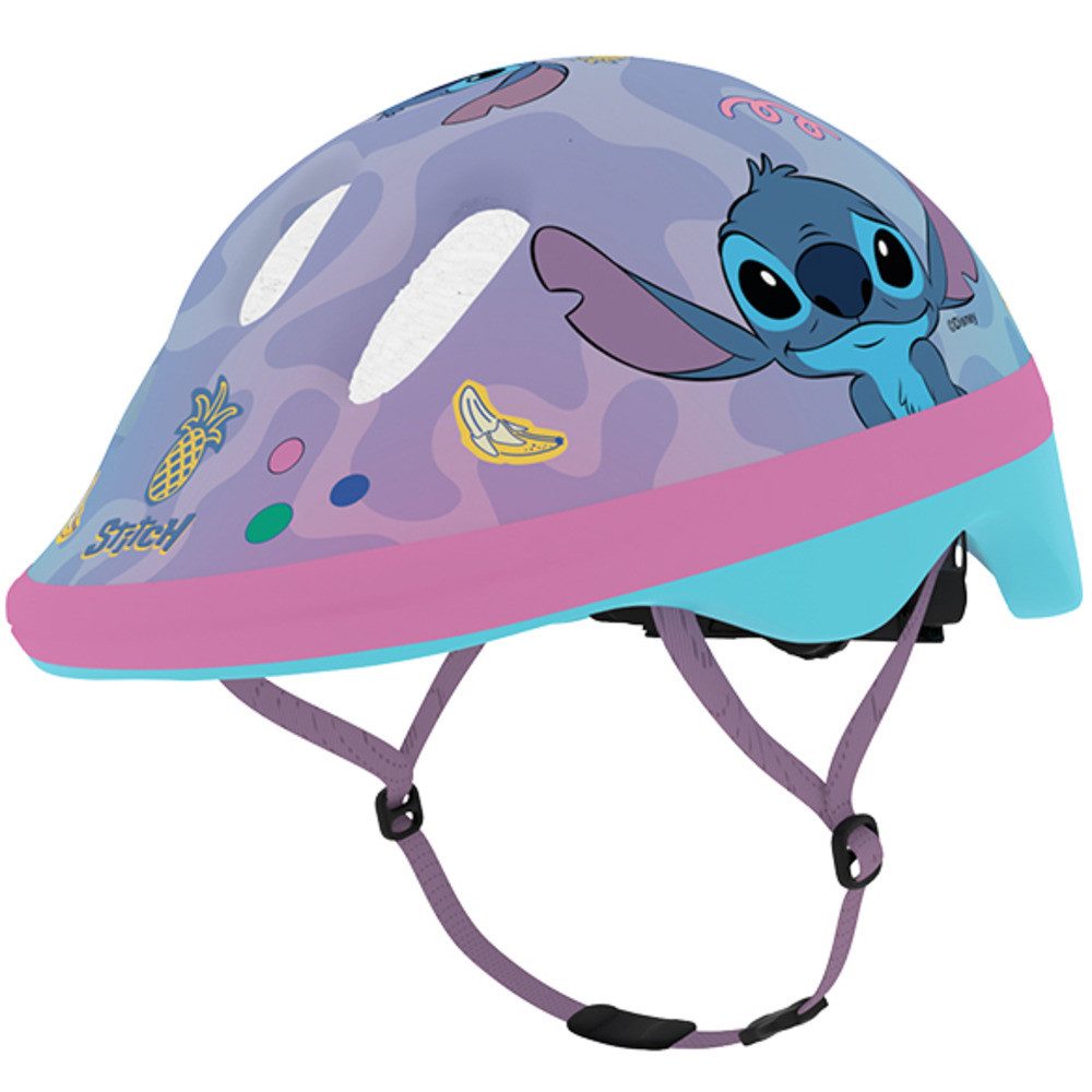 Seven Polska Kinderfahrradhelm Klein-Kind Fahrradhelm "Stitch", XS: 44-48cm, ca. 1 - 2.5 Jahre