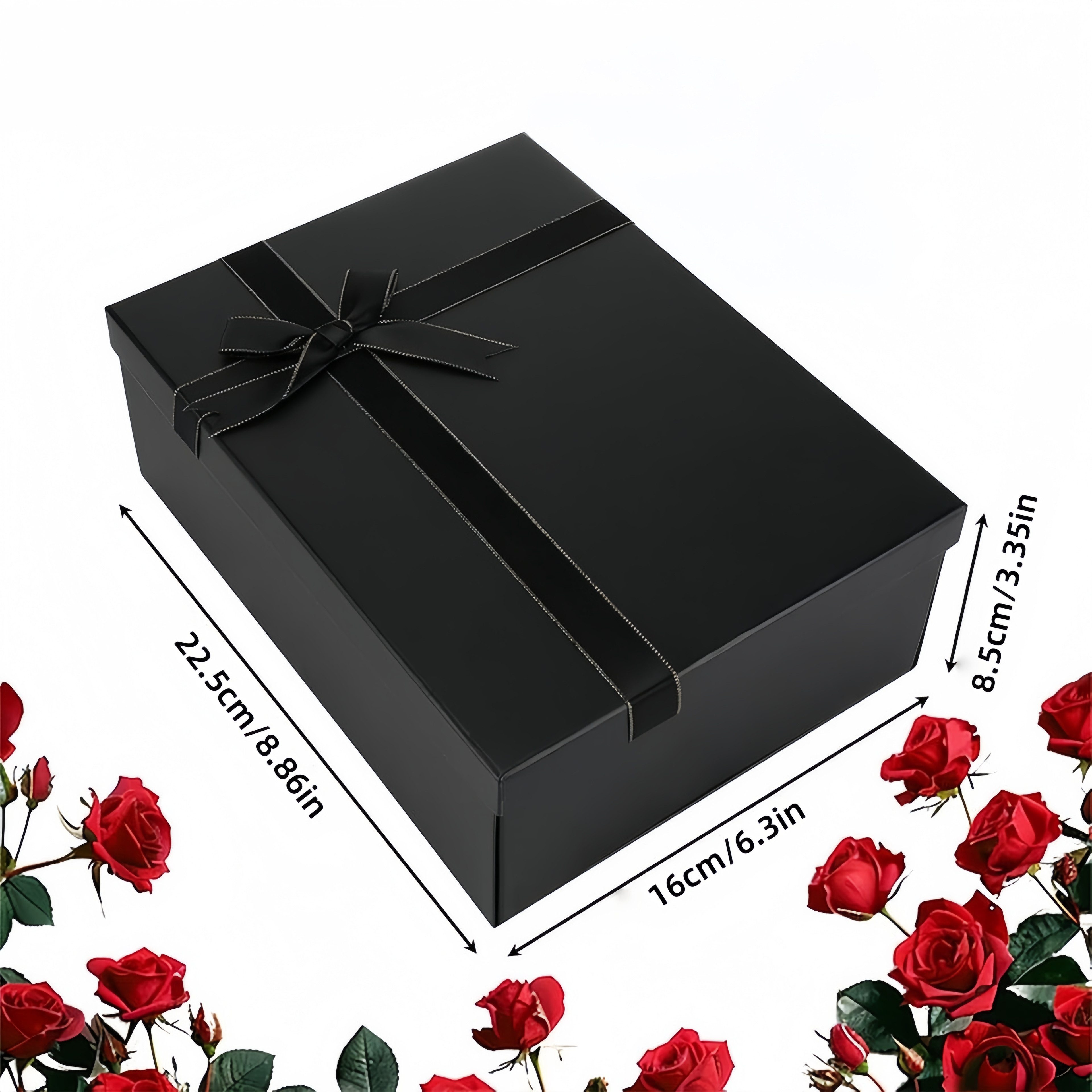 FOUORTUNATE-BEE Aufbewahrungsbox Geschenkbox mit Deckel – Ideal für Feiertage und Geburtstagsgeschenke, Vielseitige Geschenkverpackung für Vatertag, Muttertag, Ostern & Co.