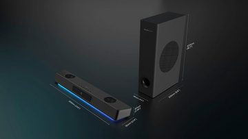 Creative Sound Blaster Katana V2X 2.1 Soundbar (A2DP Bluetooth, AVRCP Bluetooth, Bluetooth, 90 W, Bluetooth)