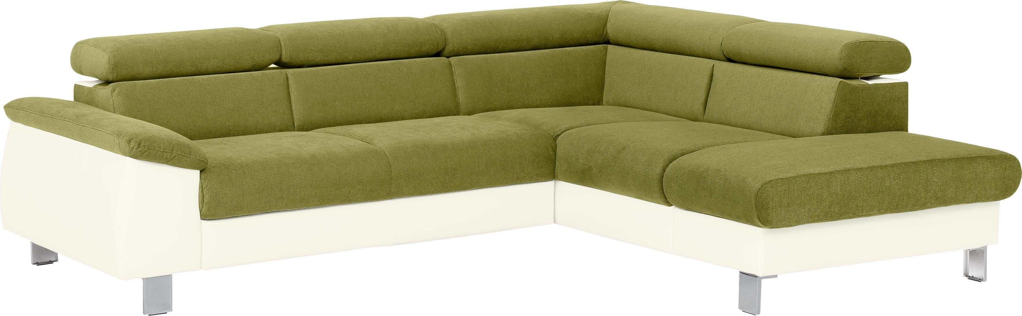 COTTA Ecksofa "Komaris L-Form mit Kopfteilverstellung", wahlweise mit Bettf günstig online kaufen