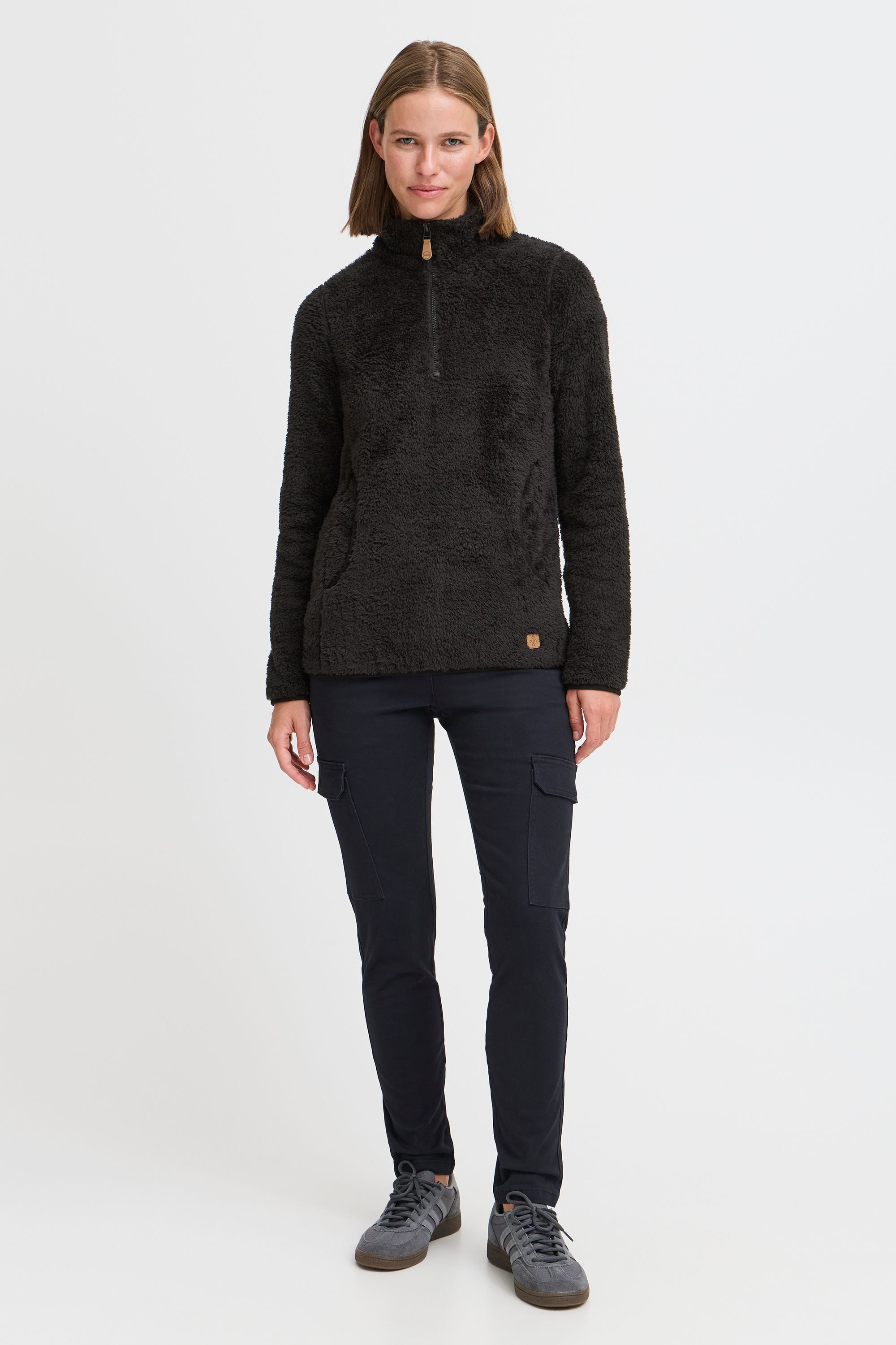 OXMO Troyer OXTELSONIA Kuscheliger Teddy-Pullover günstig online kaufen