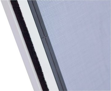 SCHELLENBERG Insektenschutz-Fensterrahmen Telescope, ausziehbarer Insektenschutz-Rahmen, für Fenster bis max. 100 x 120 cm, weiß, 70082